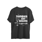 Men’s oversized humor graphic tee black cotton