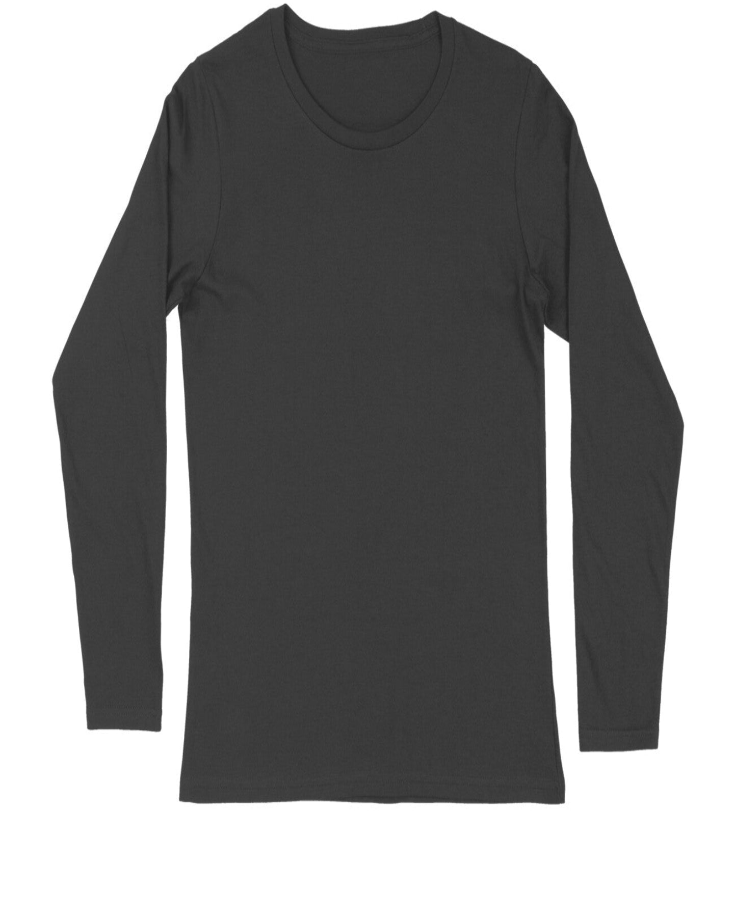 Casual black t-shirt for men with full sleeves