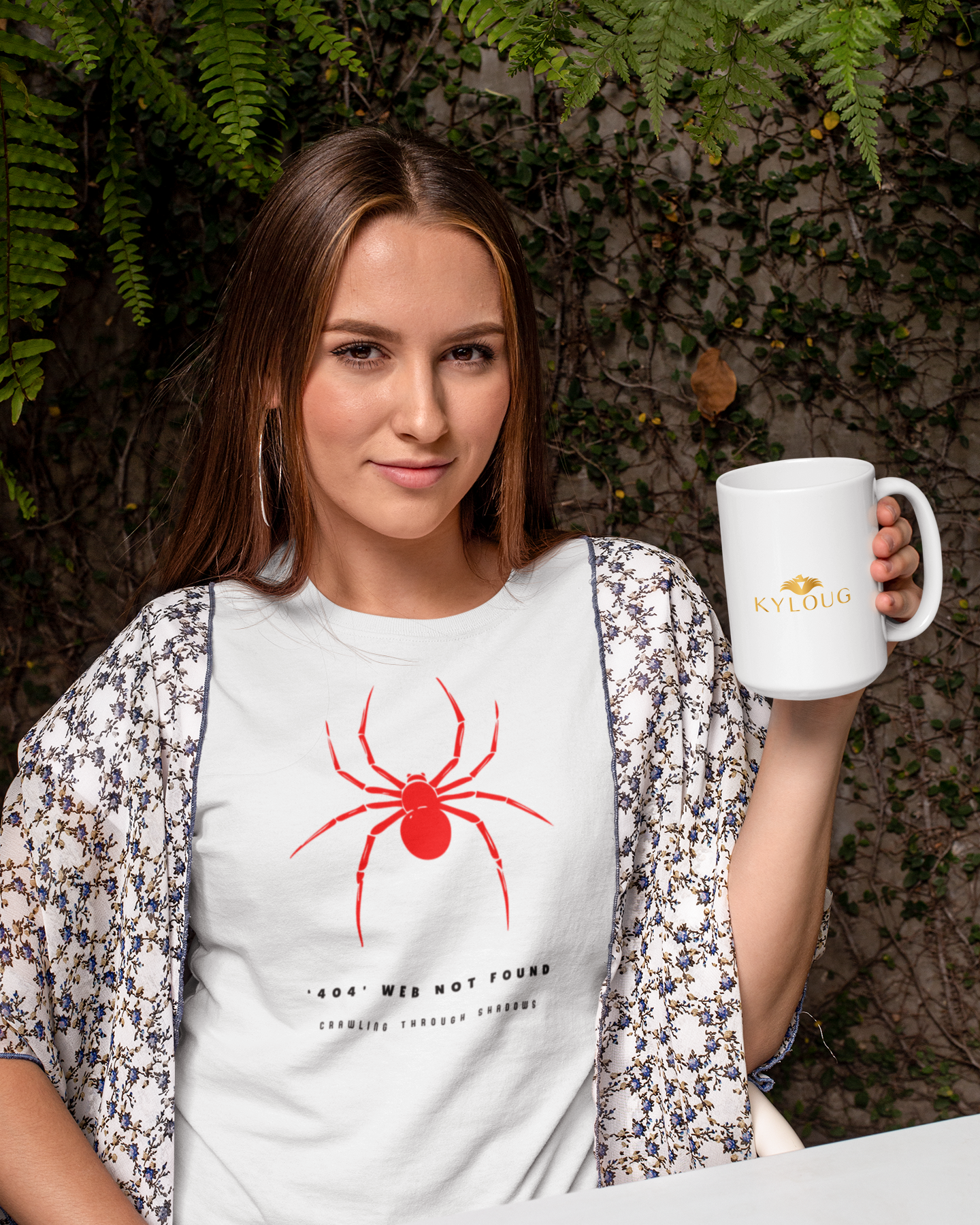 Stylish Web Not Found Women’s Half Sleeve Round Neck Cotton Tee