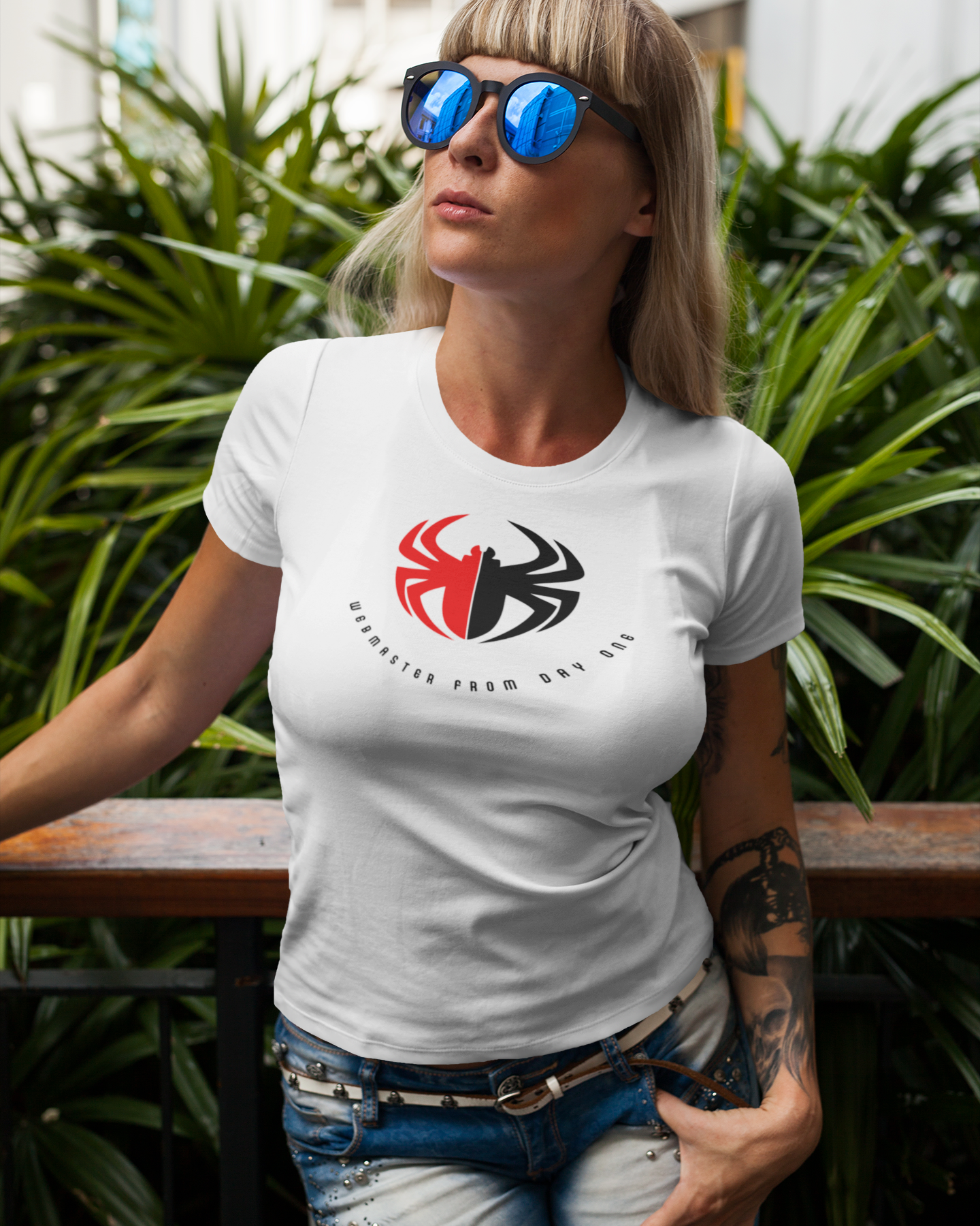 Comfortable White Half Sleeve Round Neck T-Shirt for Women