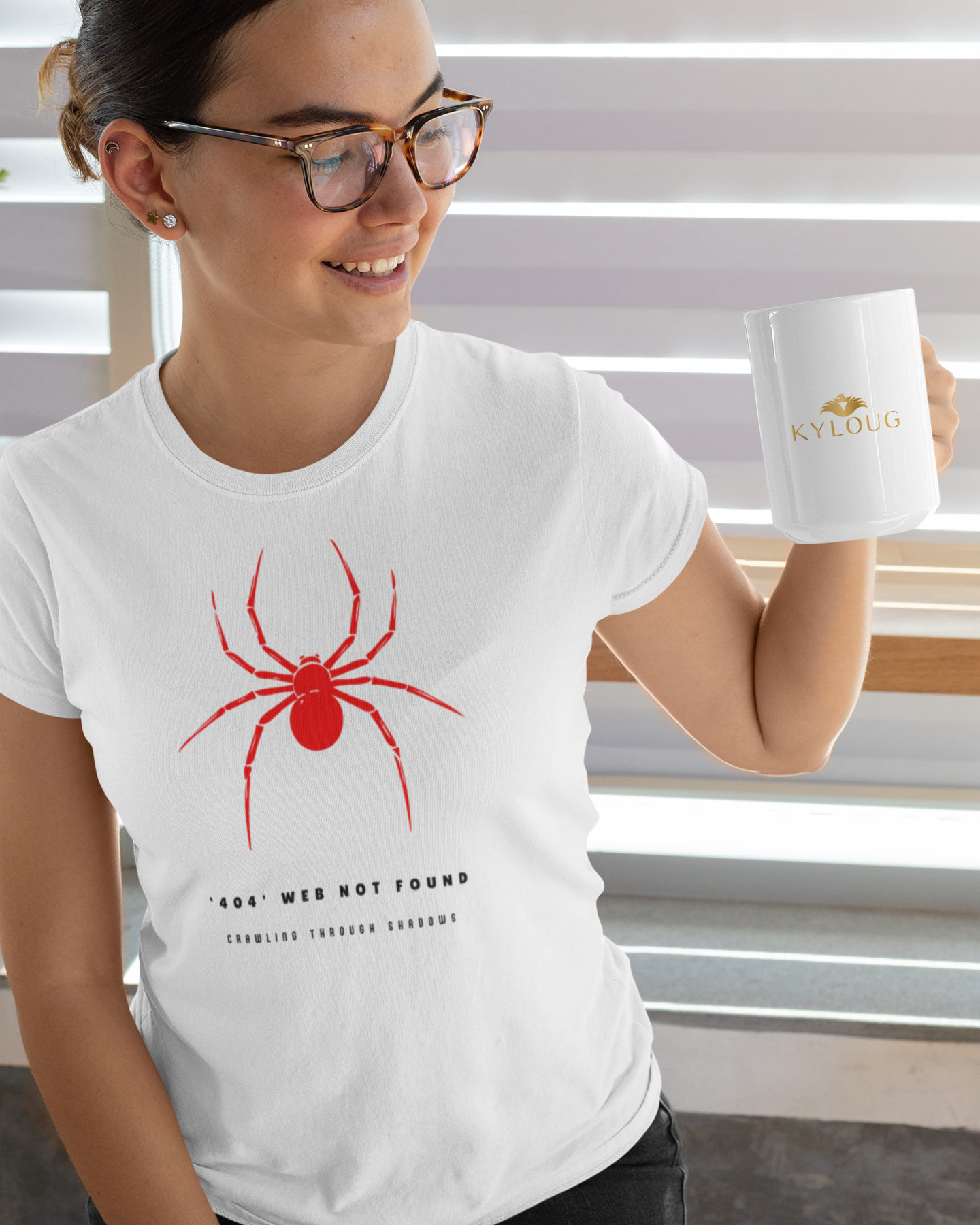 Comfortable Classic Fit Round Neck T-Shirt for Women by Kyloug