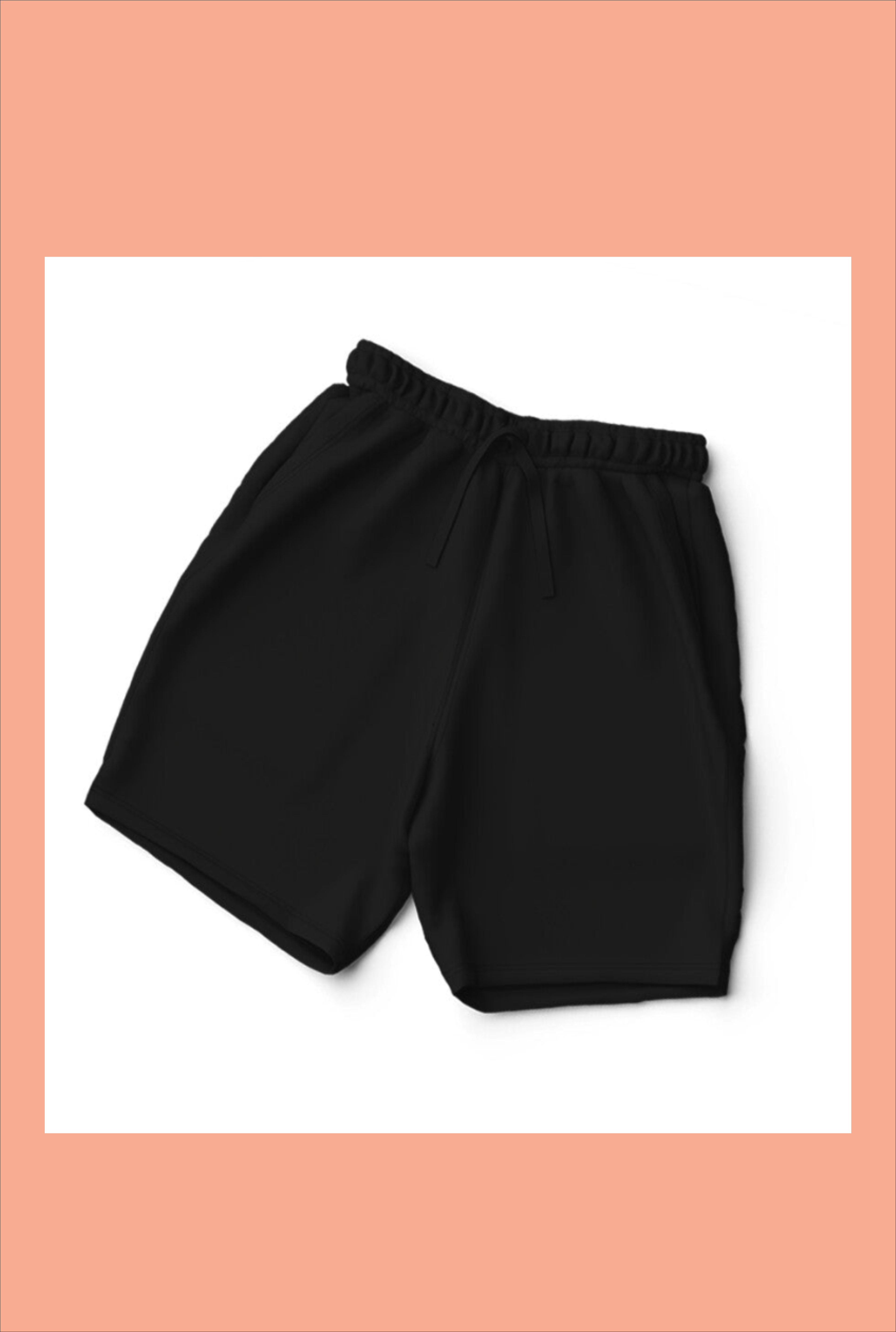 Men’s cotton shorts with bold graphic print