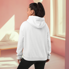White Back pose hoodie