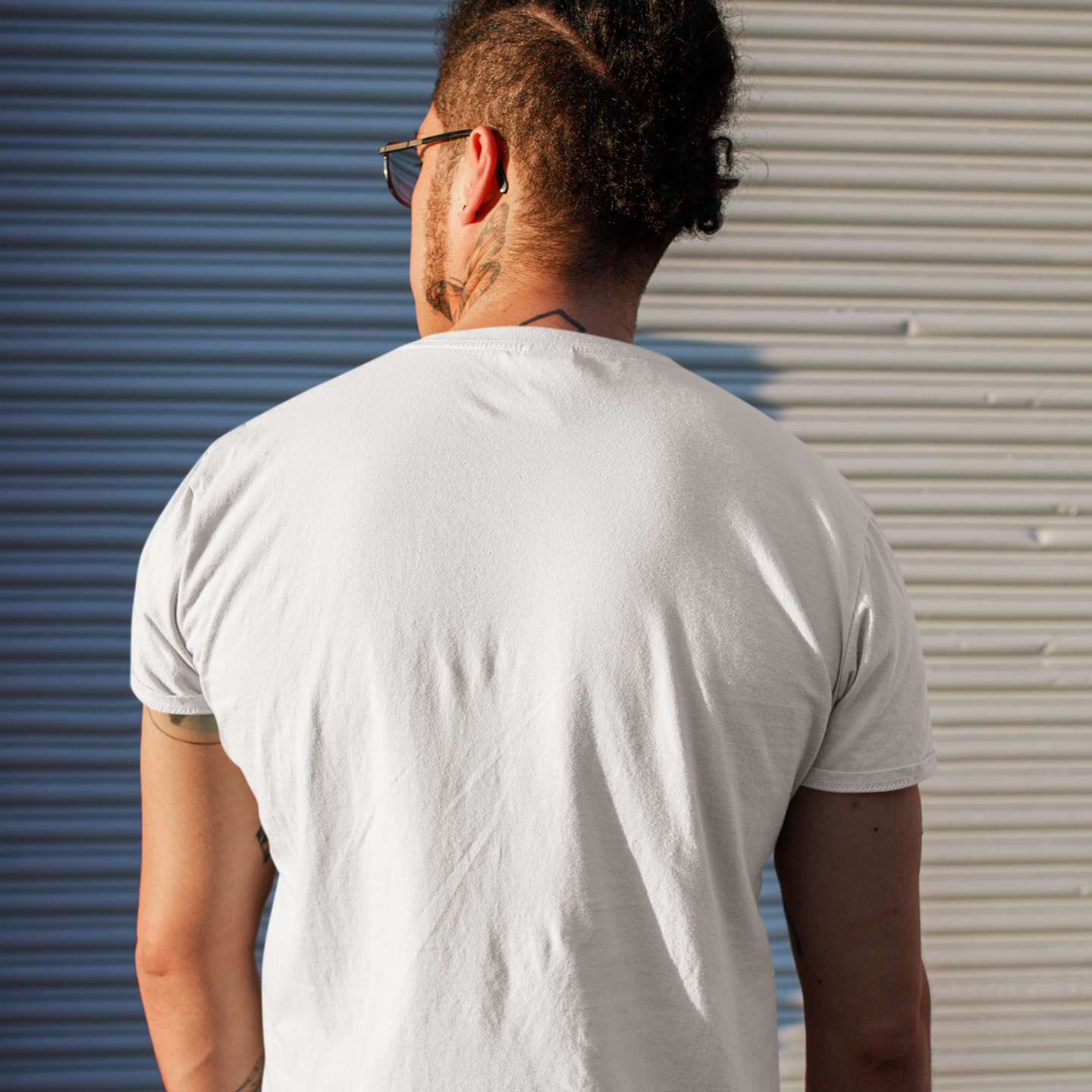 men workout motivational print crew neck t-shirt gym wear