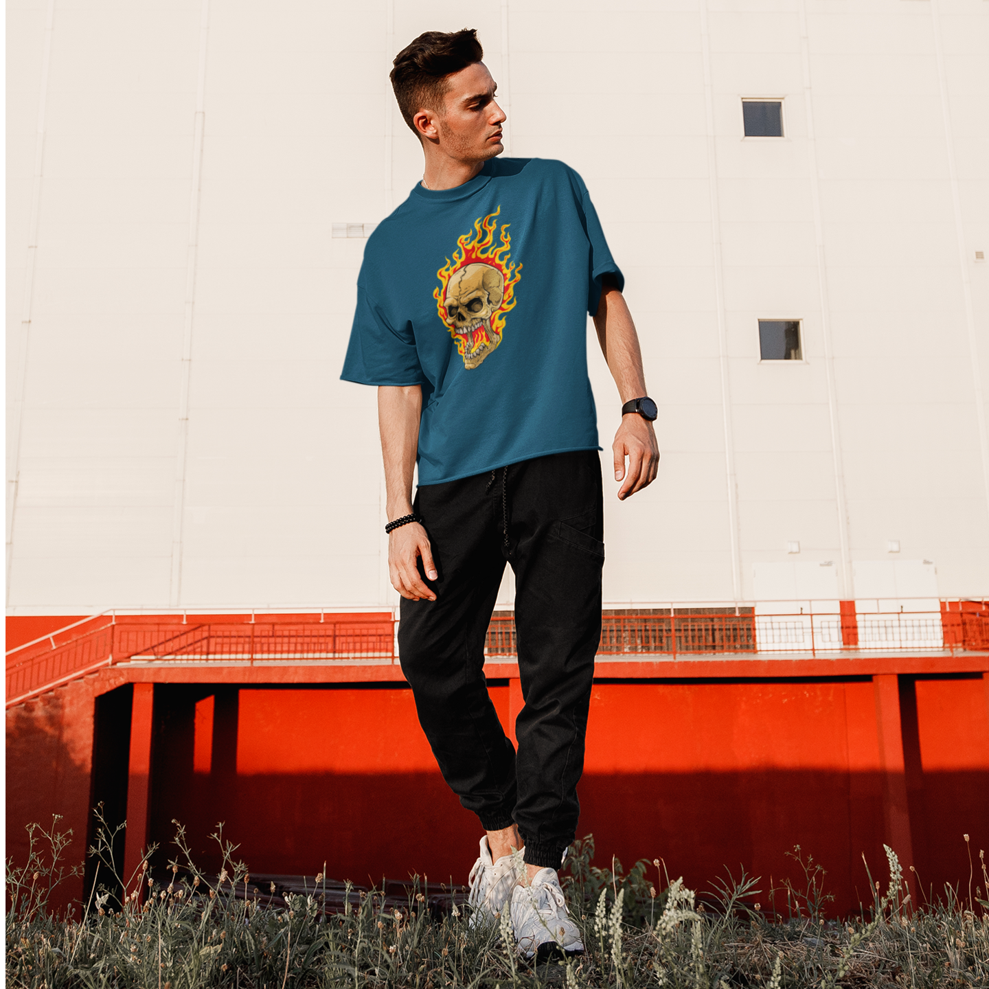 Men's printed streetwear Oversized T-Shirt