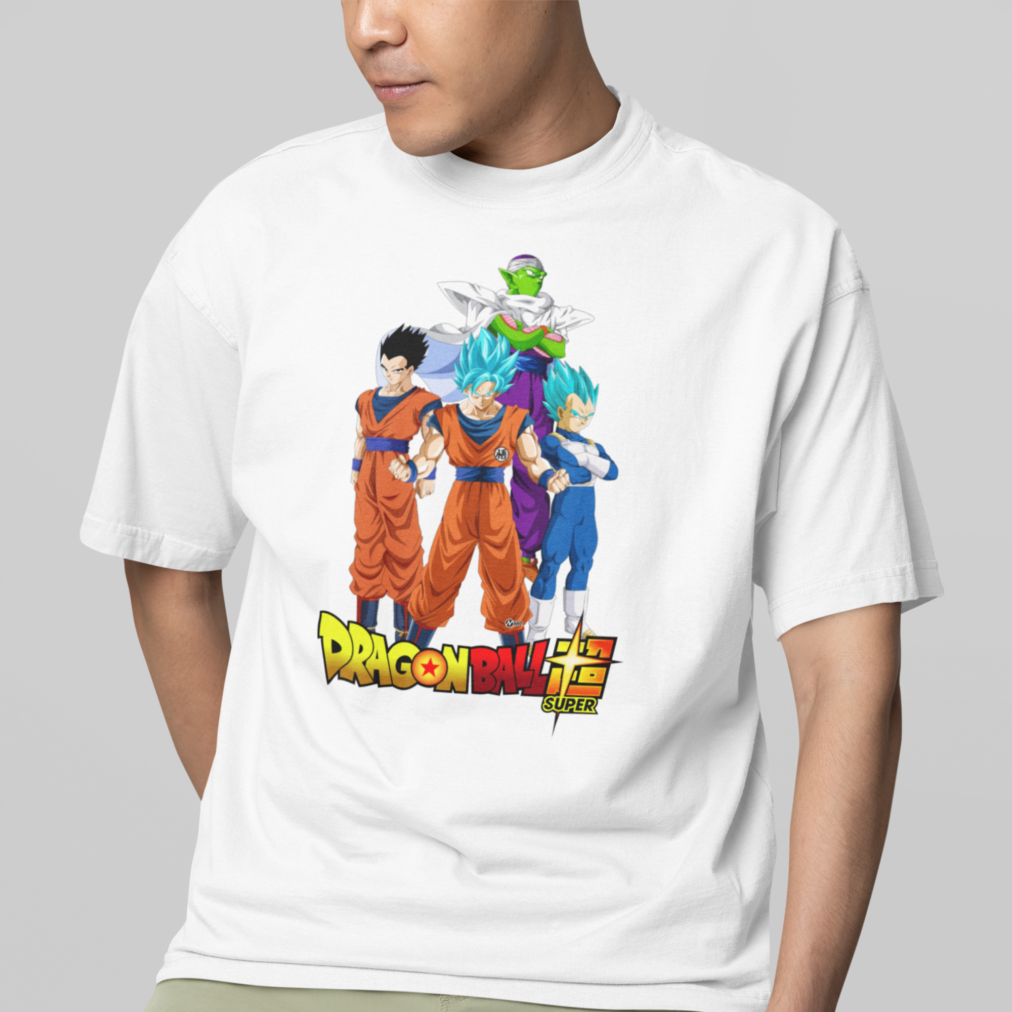 Men Super Saiyan goku graphic printed oversized Tee