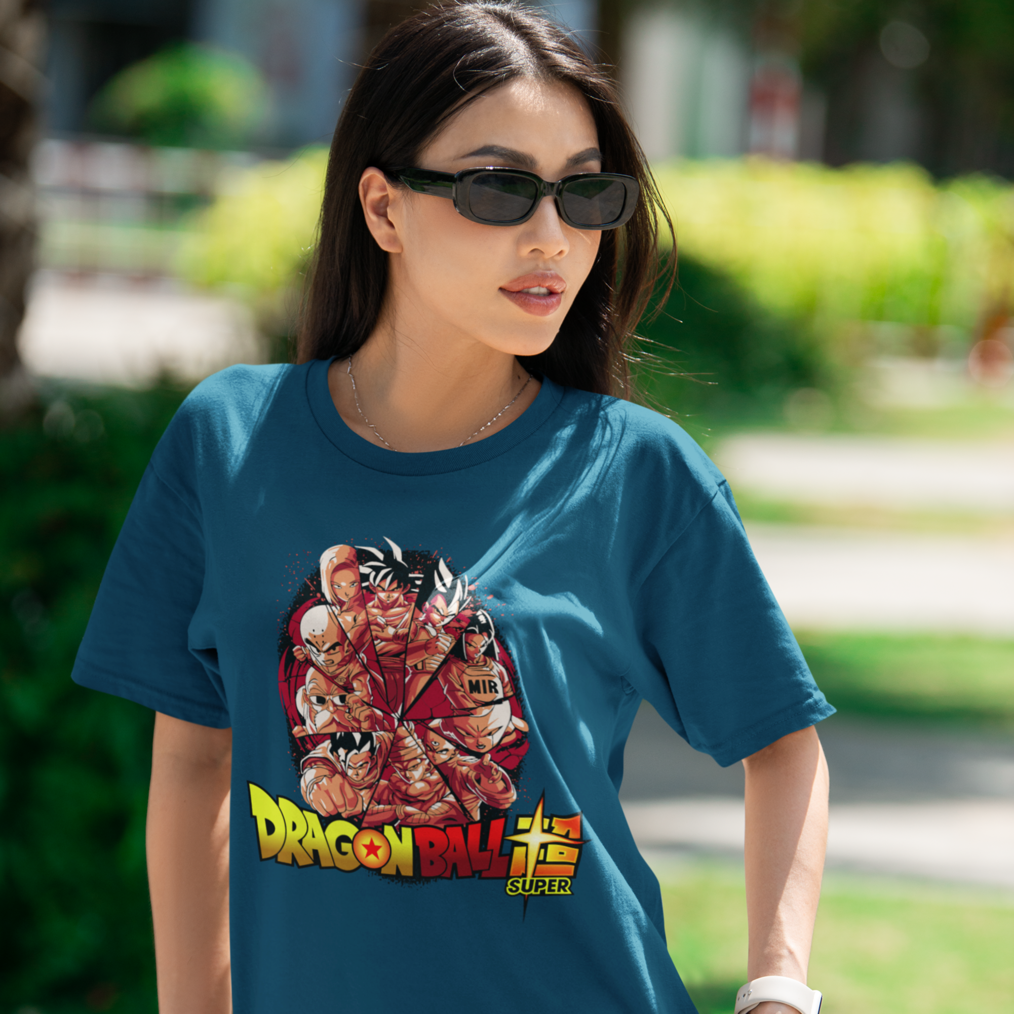 Women Dragon ball-z Graphic printed oversized tee