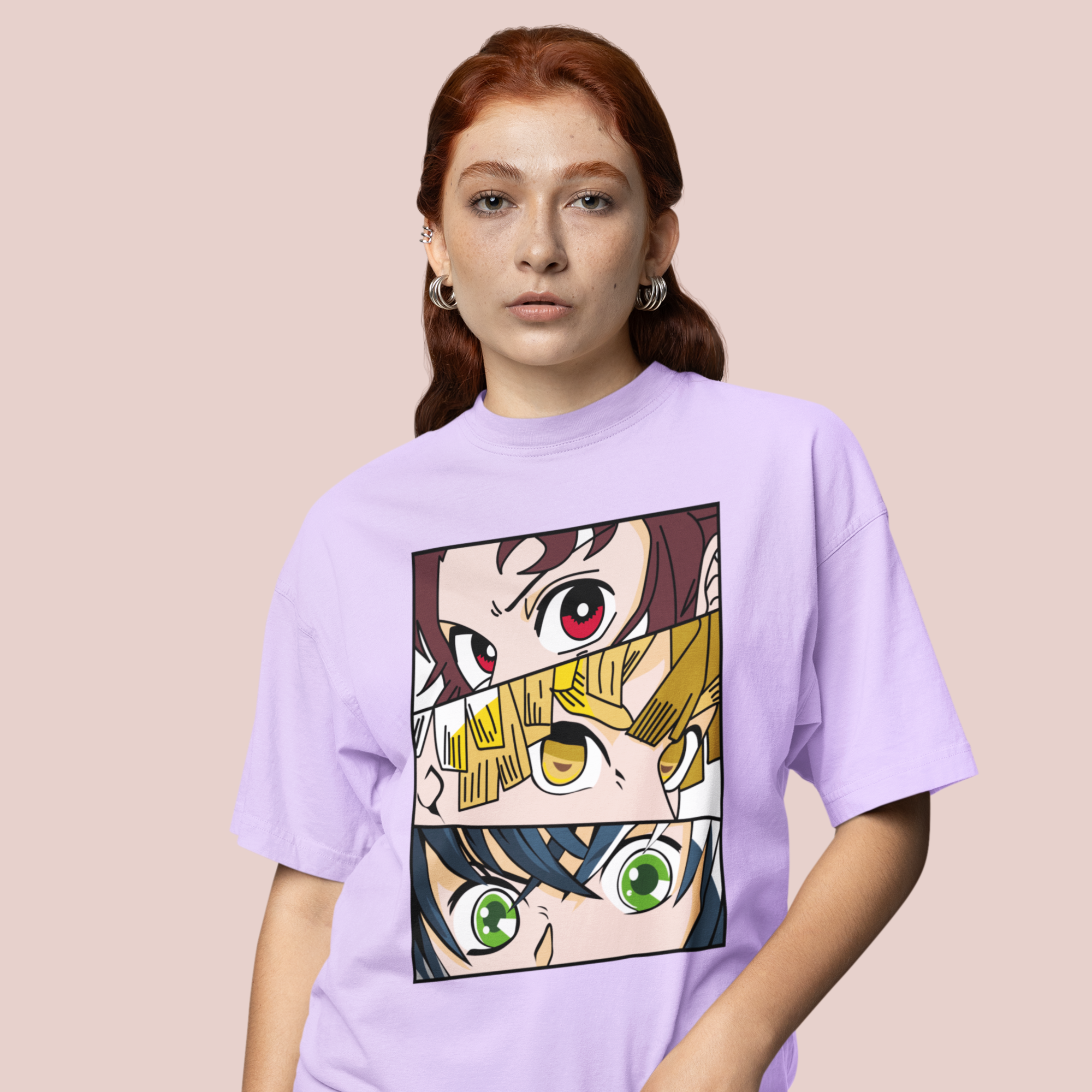 Women inosukey zenistu Graphic printed oversized Tee