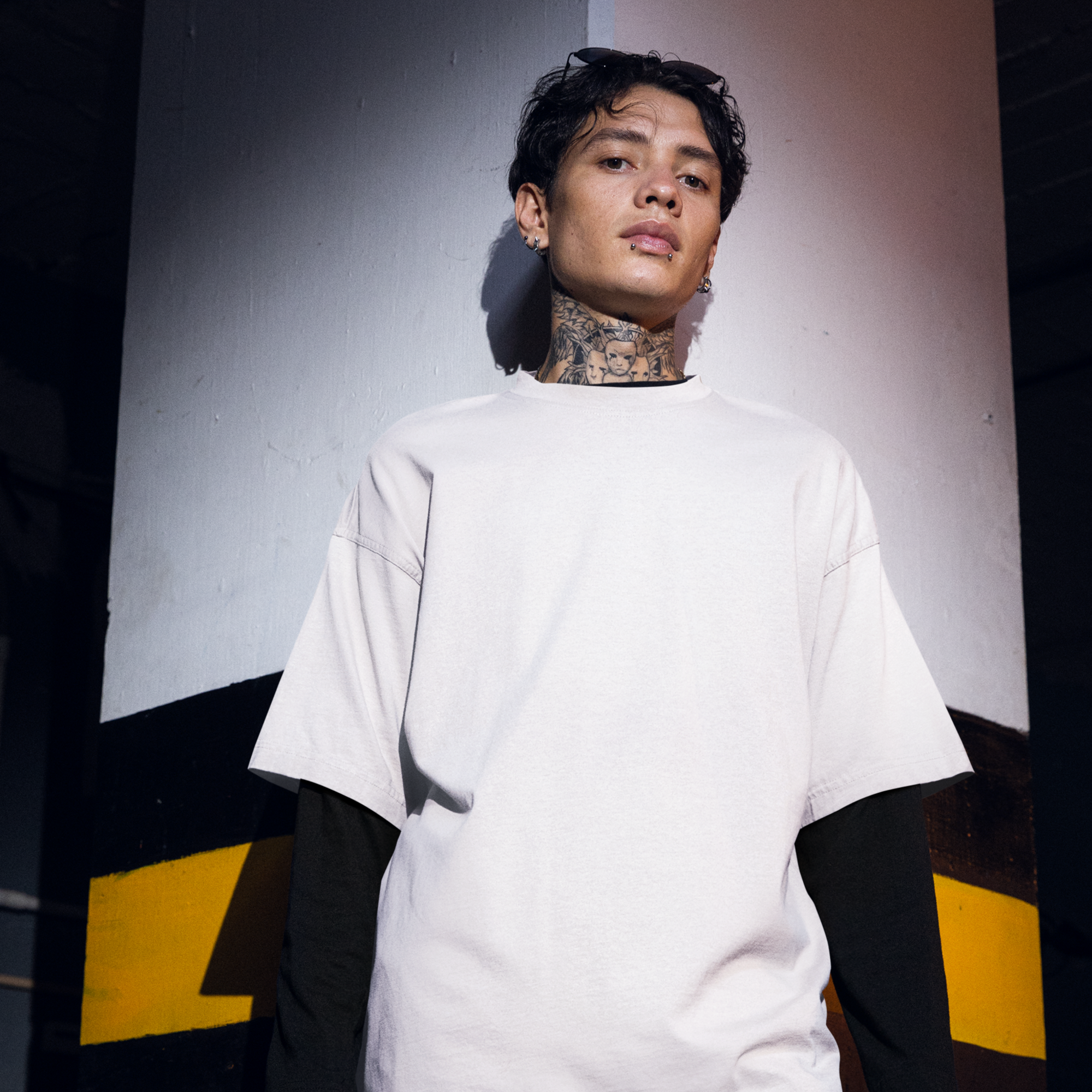 white Oversized  T-Shirt for Men