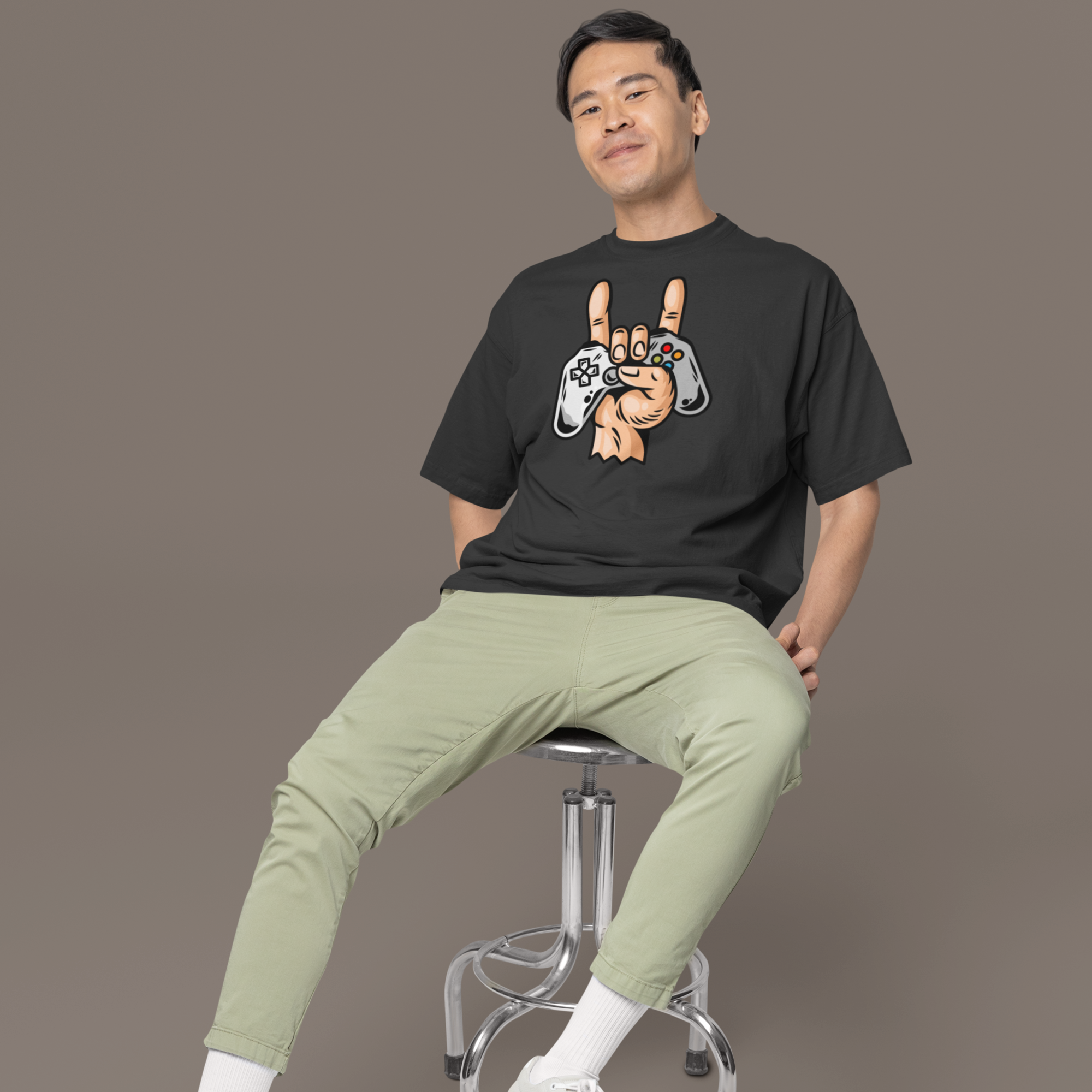 Men's printed streetwear Oversized T-Shirt