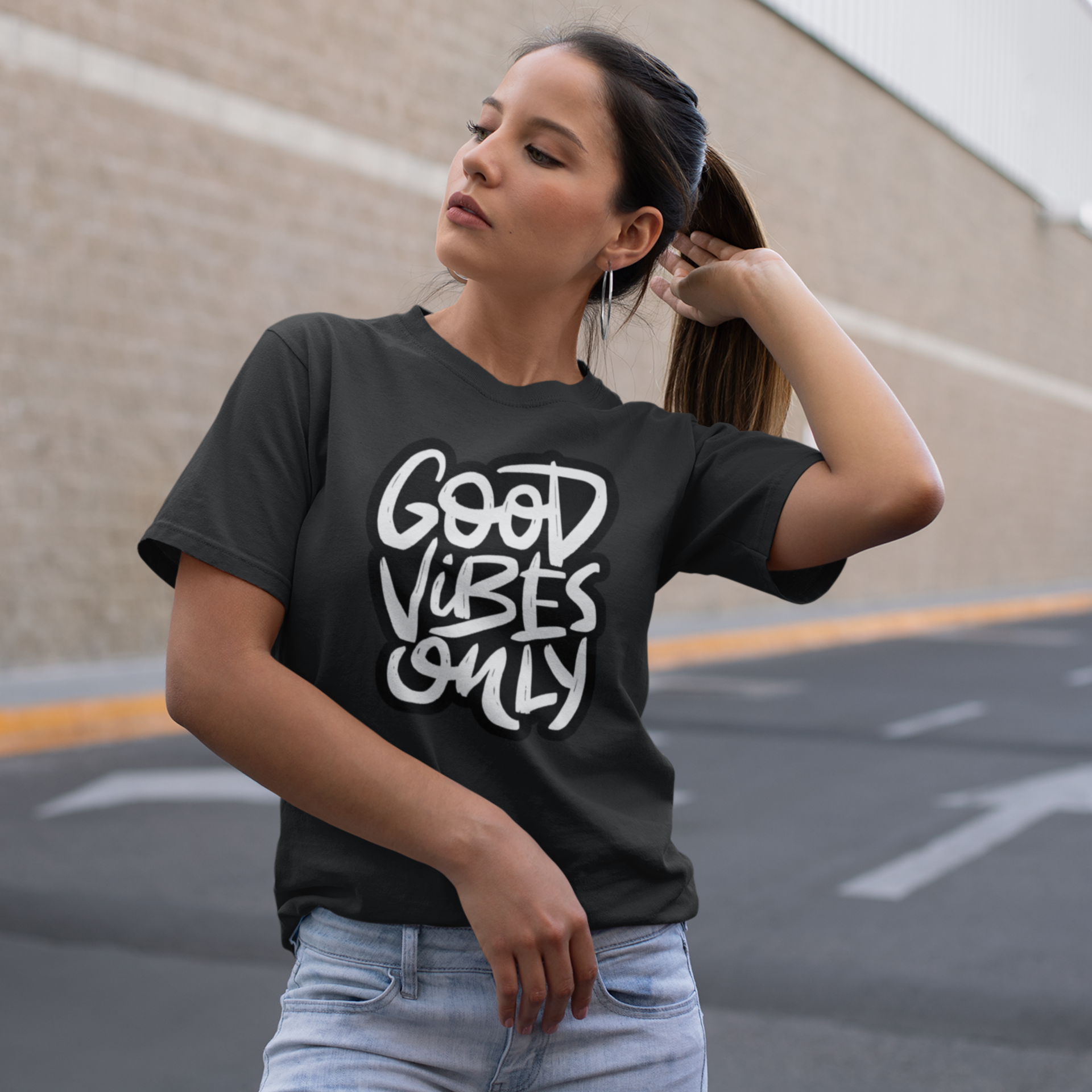 Women printed oversized round neck streetwear T-Shirt