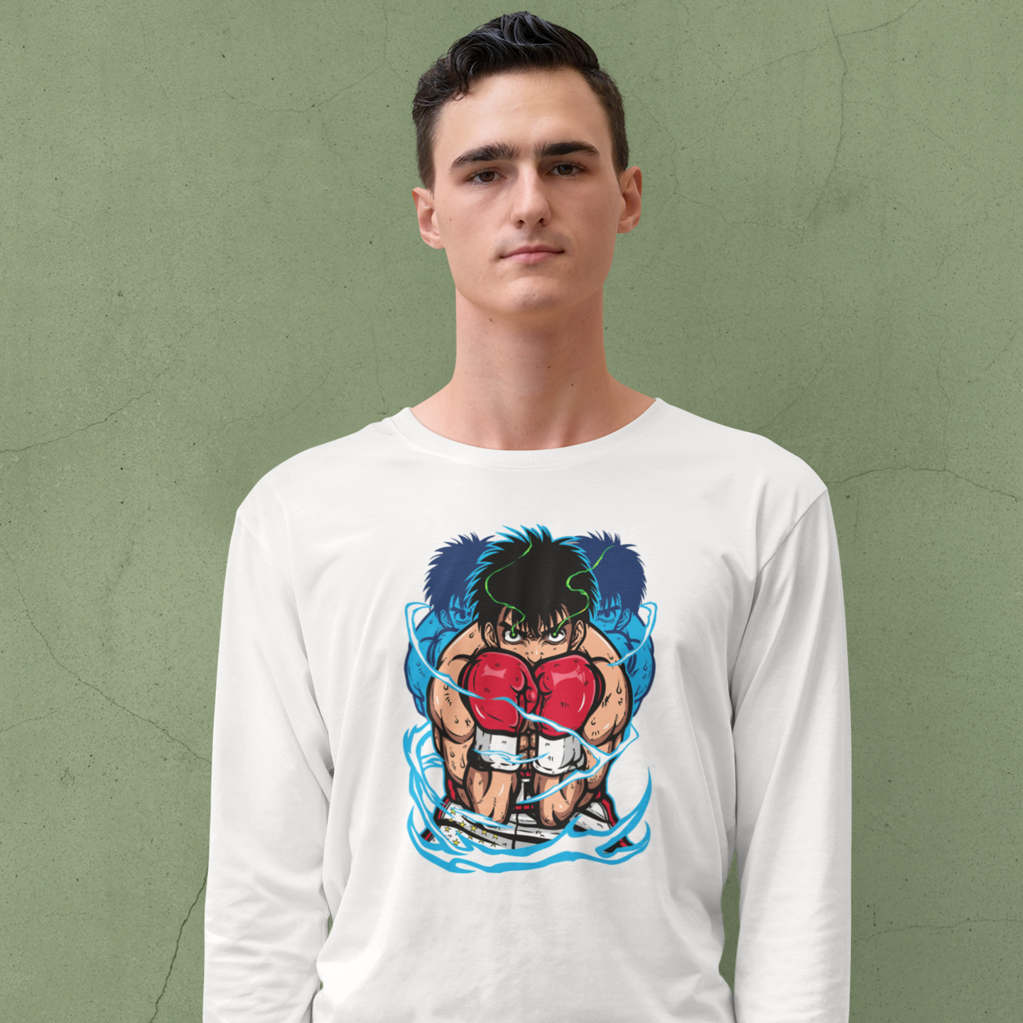 Men Ippo makunou graphic printed full sleeve T-Shirt