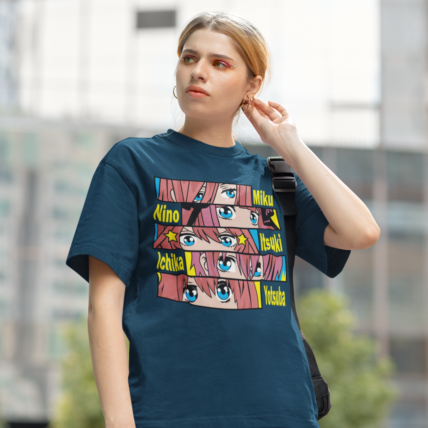 Women Nini nakano Avtar graphic printed oversized Tee