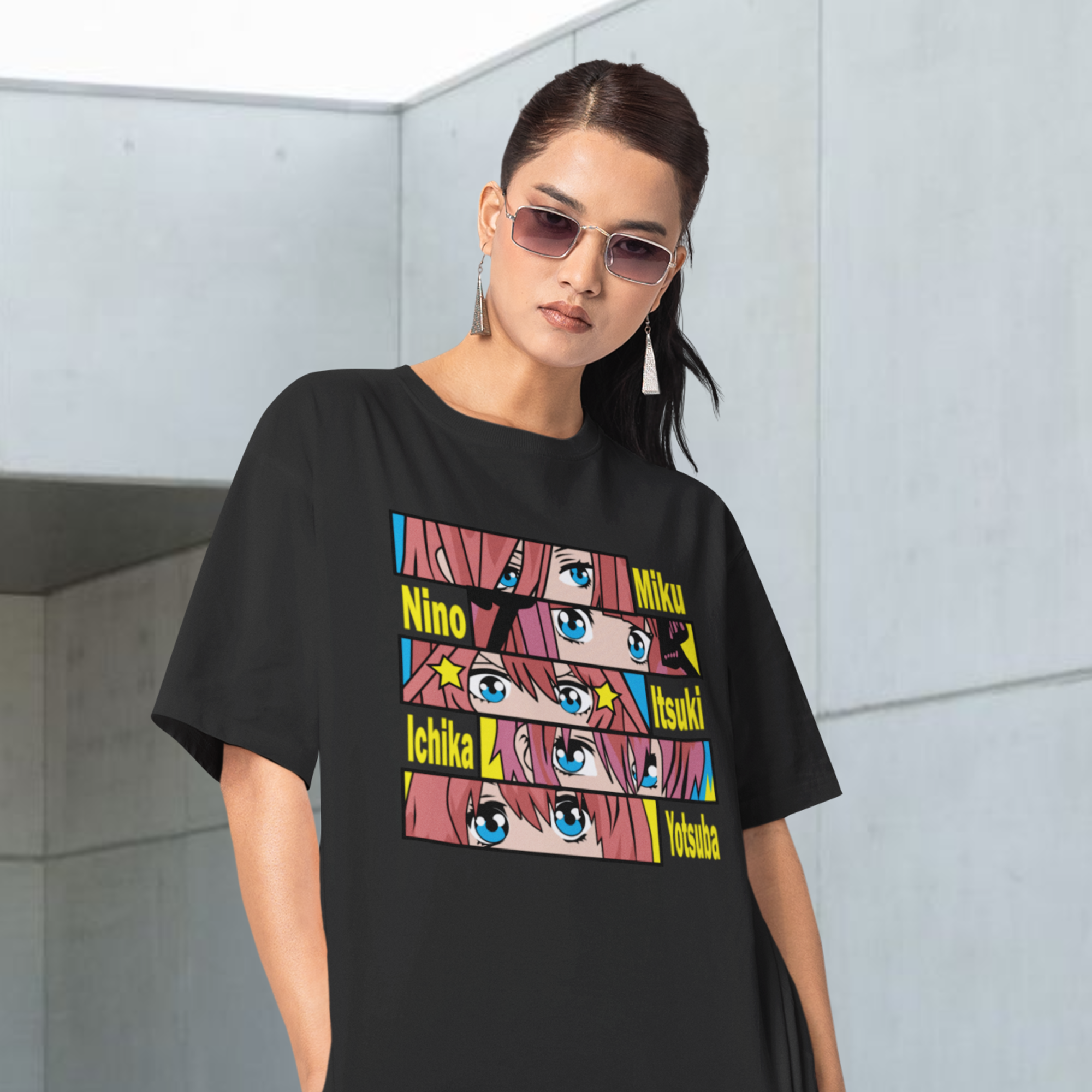 Women Nini nakano Avtar graphic printed oversized Tee