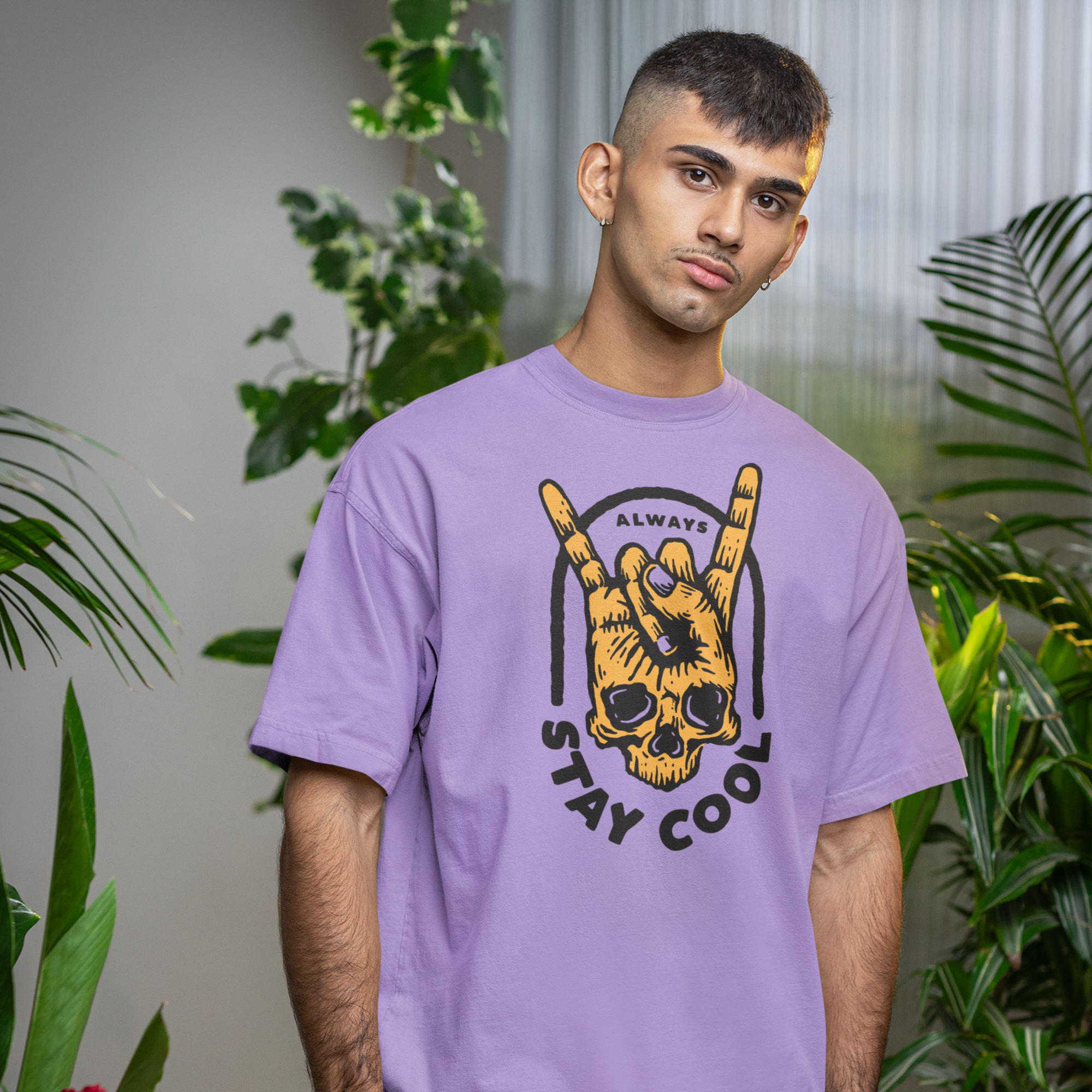 oversized streetwear graphic t-shirt men