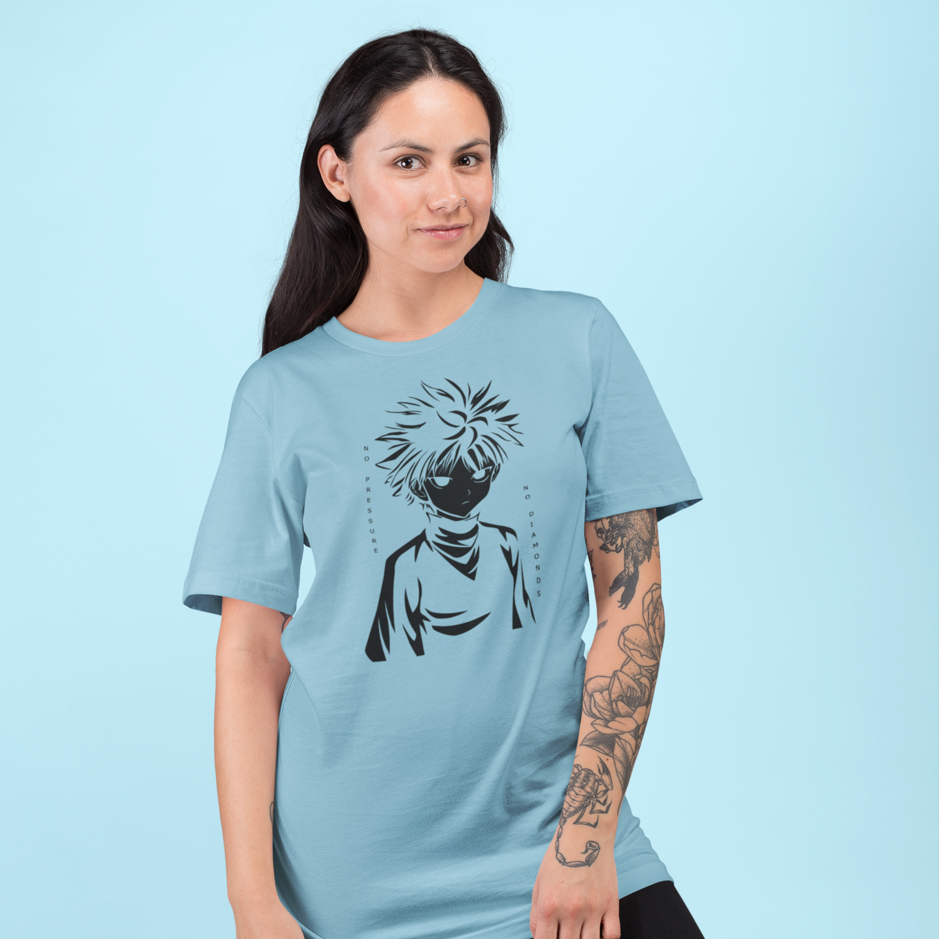 Anime epic printed Oversized crew neck Tee For Women