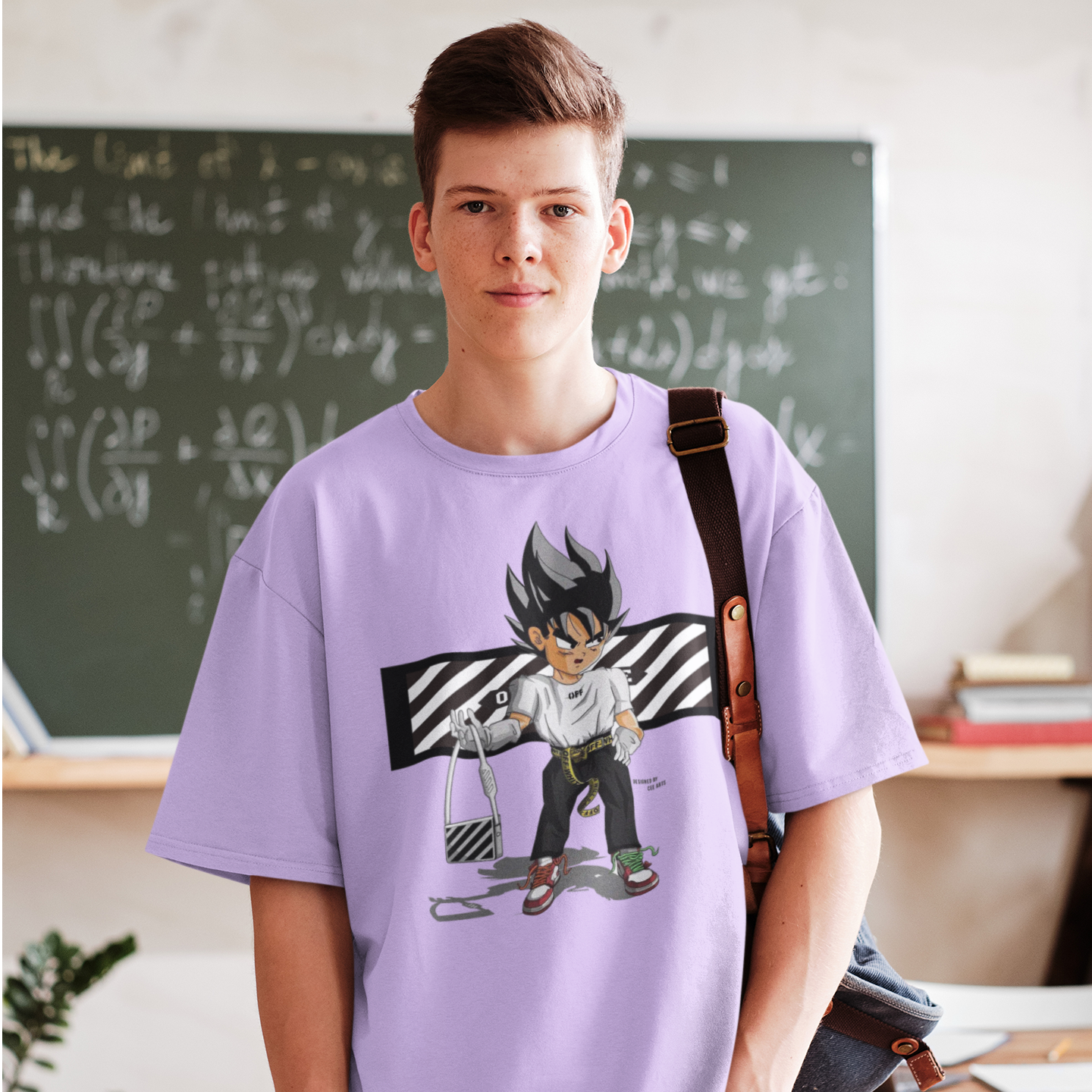 Men urban goku dragon ball graphic printed  oversized Tee