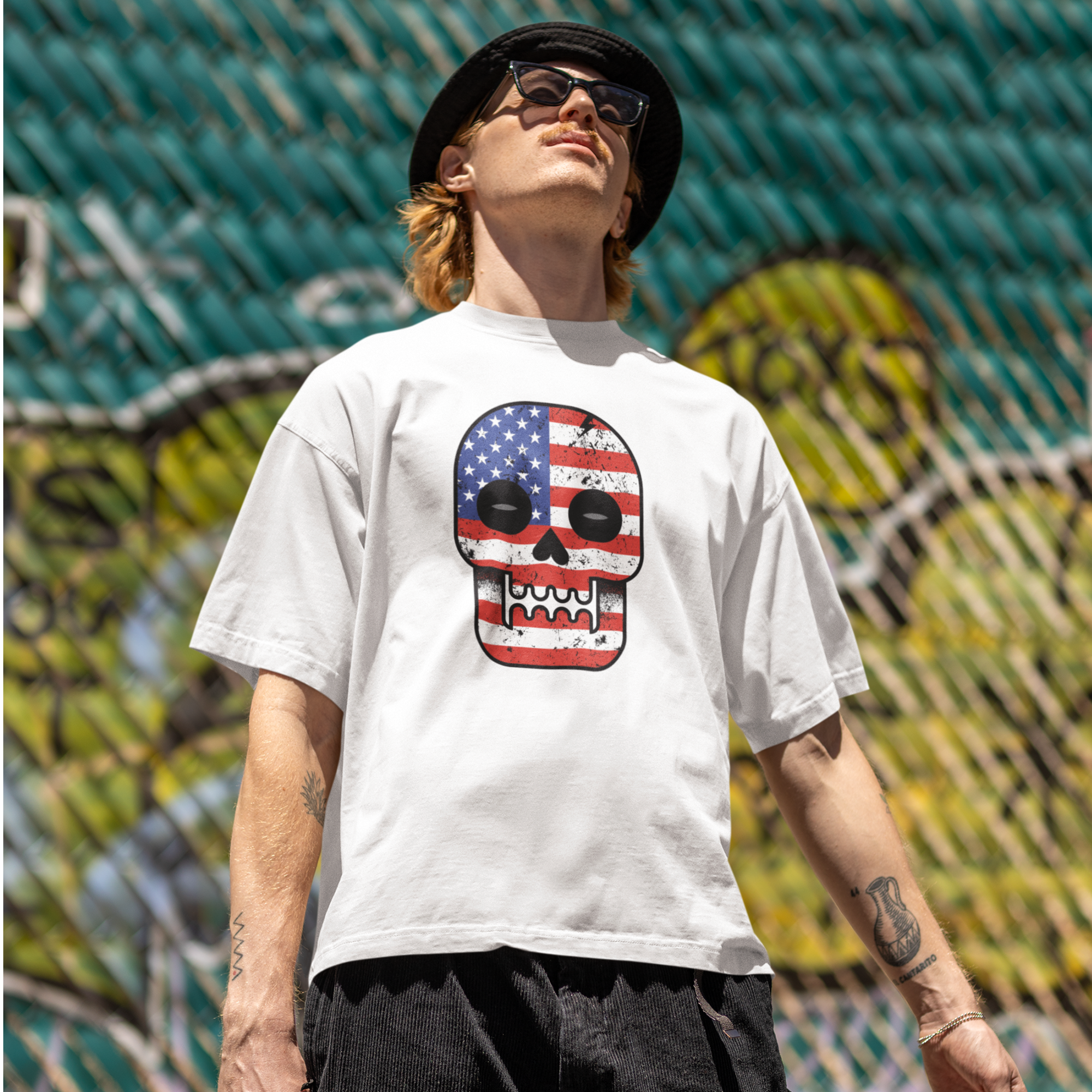 Men's printed streetwear Oversized T-Shirt