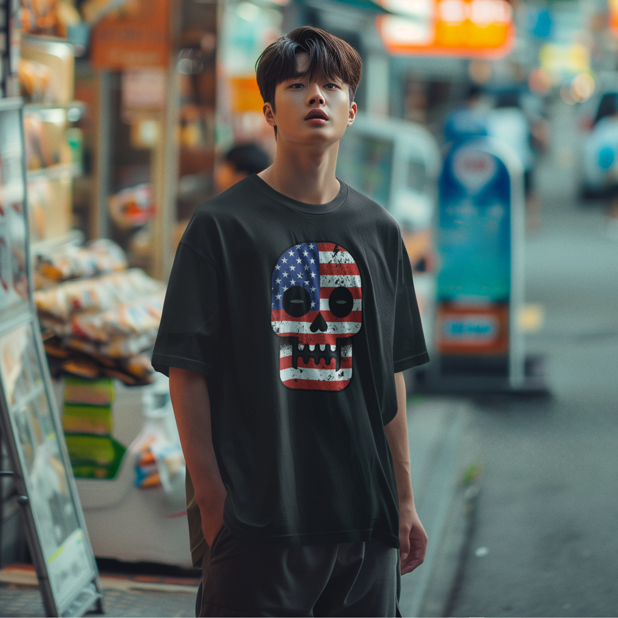 Men's printed streetwear Oversized T-Shirt