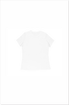 Plain white t-shirt on a white background
