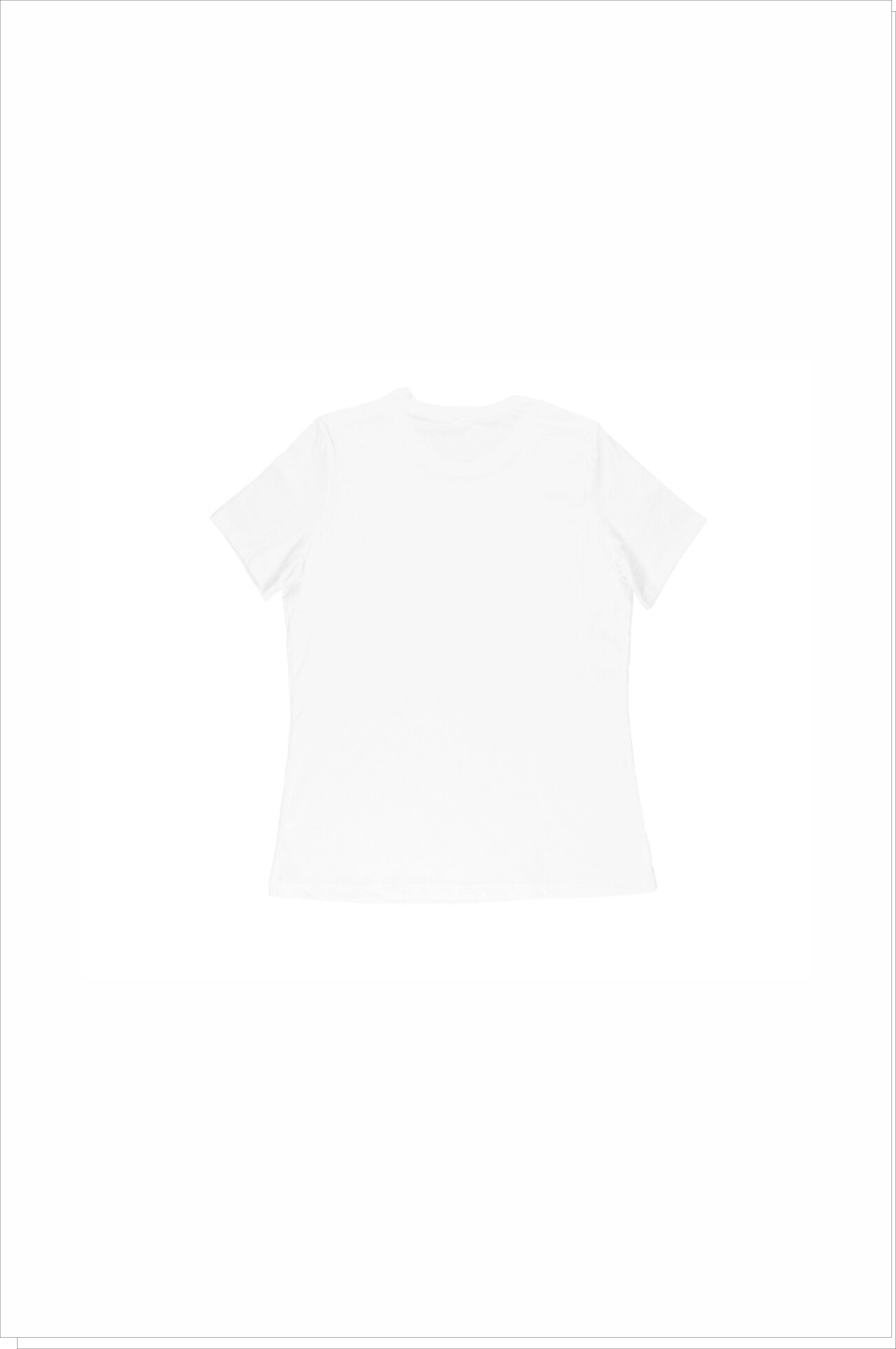 Plain white t-shirt on a white background