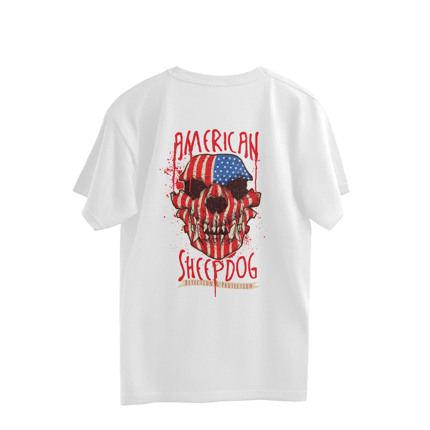 Bold Graphic Back Oversized T-Shirt