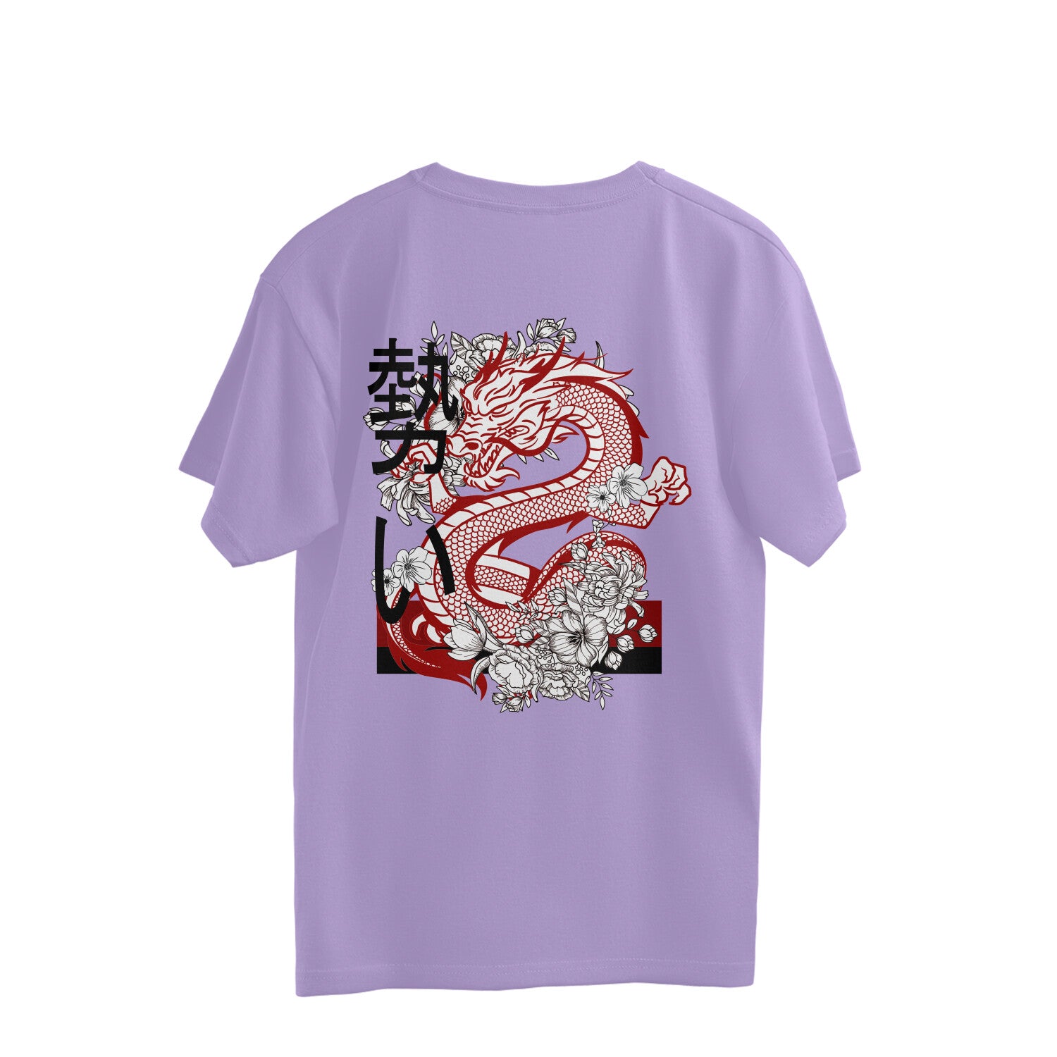 Anime Epic Oversized Back Print crew neck Tee For Men