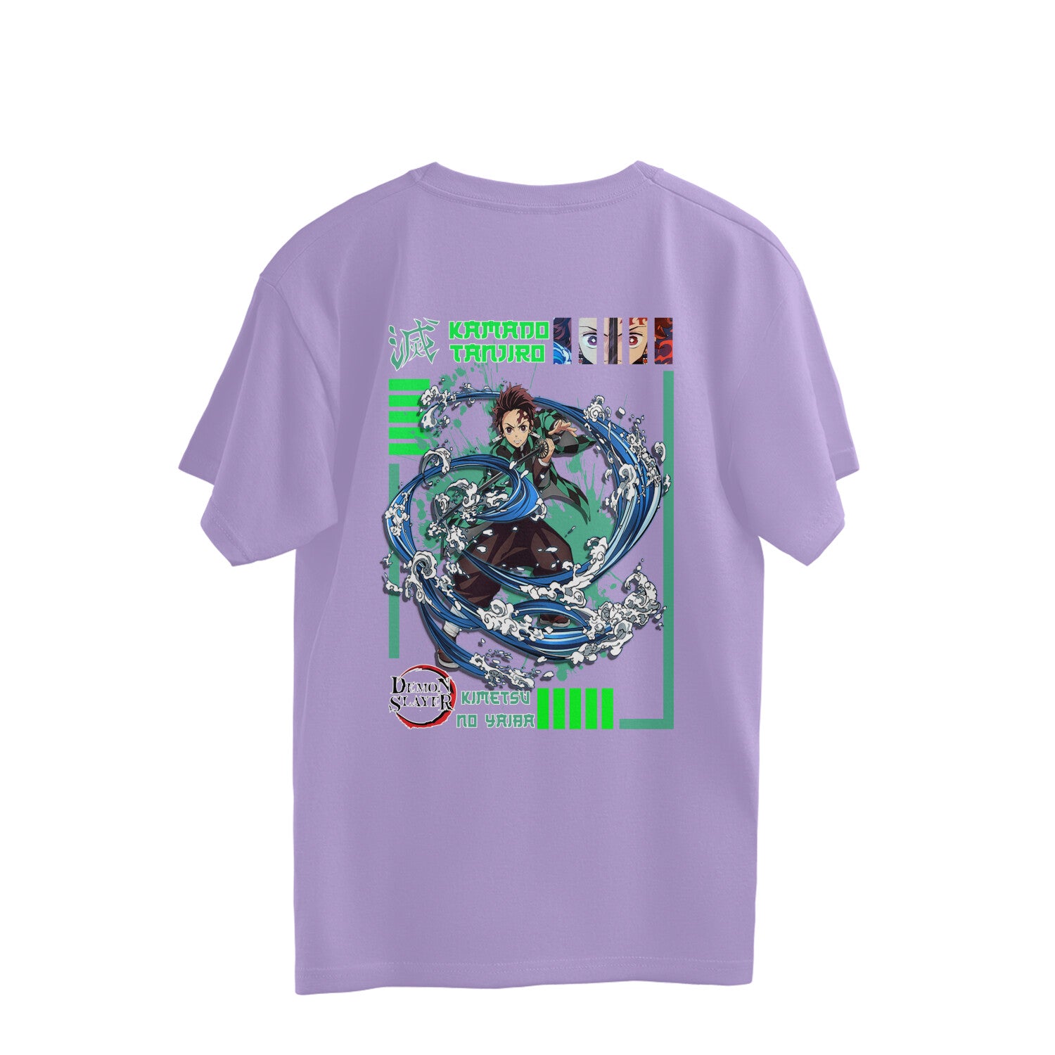 Anime epic printed Oversized Back Print crew neck Tee For Women