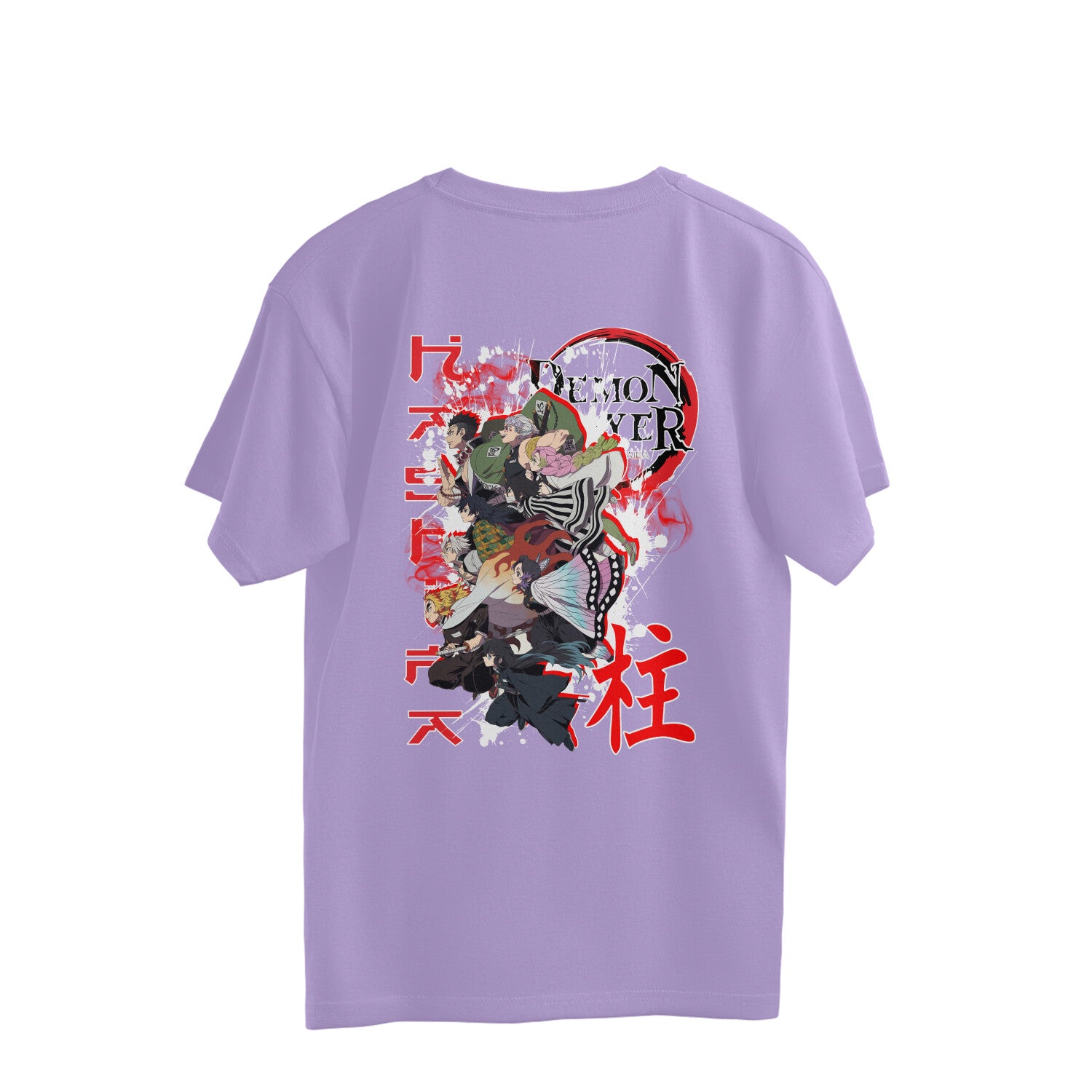 Anime epic printed Oversized Back Print crew neck Tee For Men