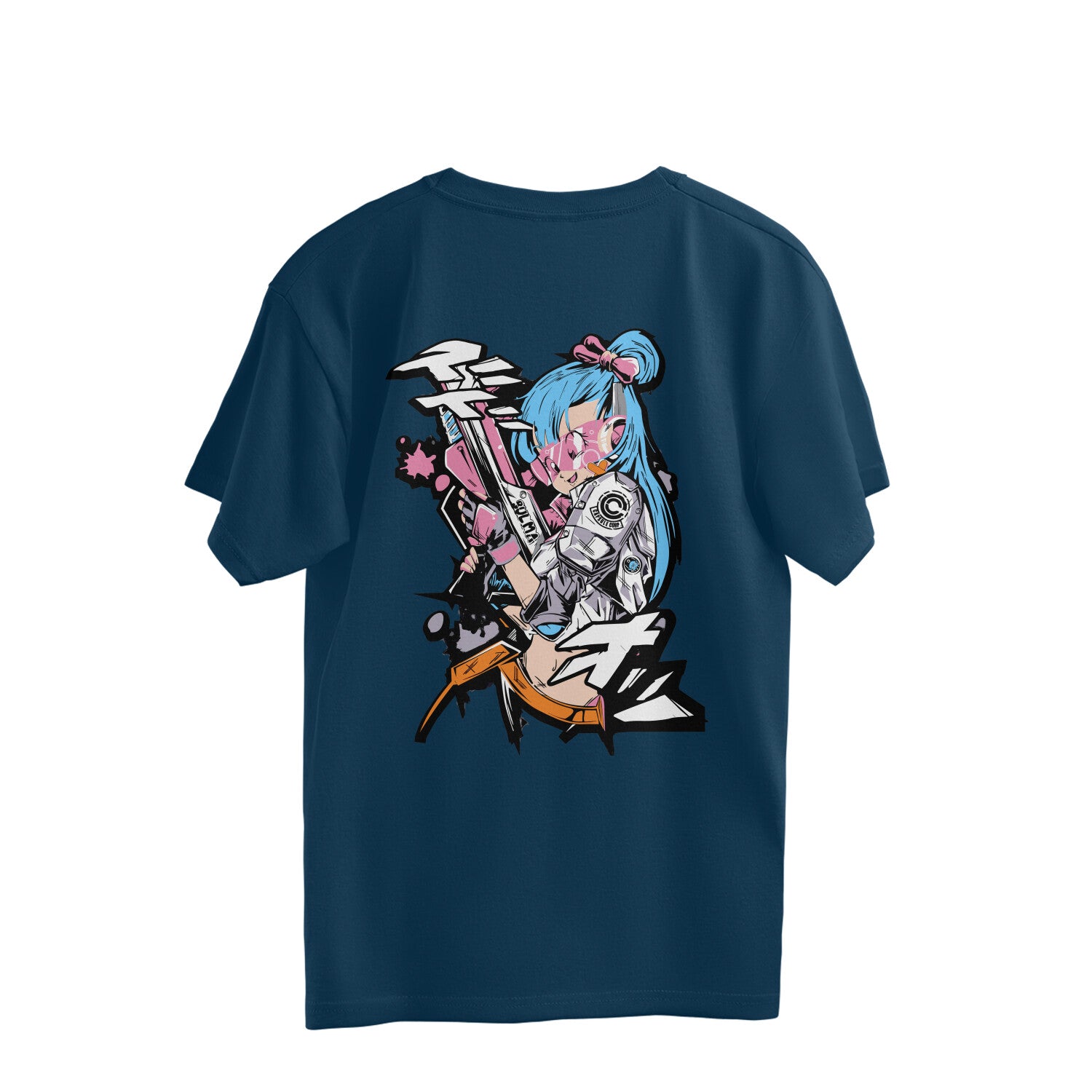 Women Arteo-Bulma graphic back printed oversized Tee