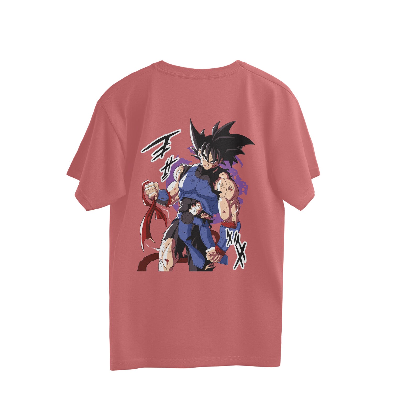 Men bardock graphic back printed oversized Tee