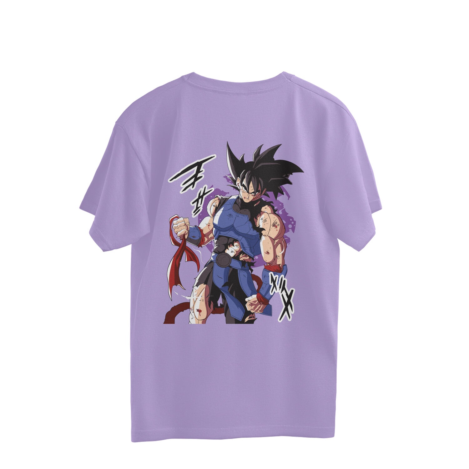 Men bardock graphic back printed oversized Tee