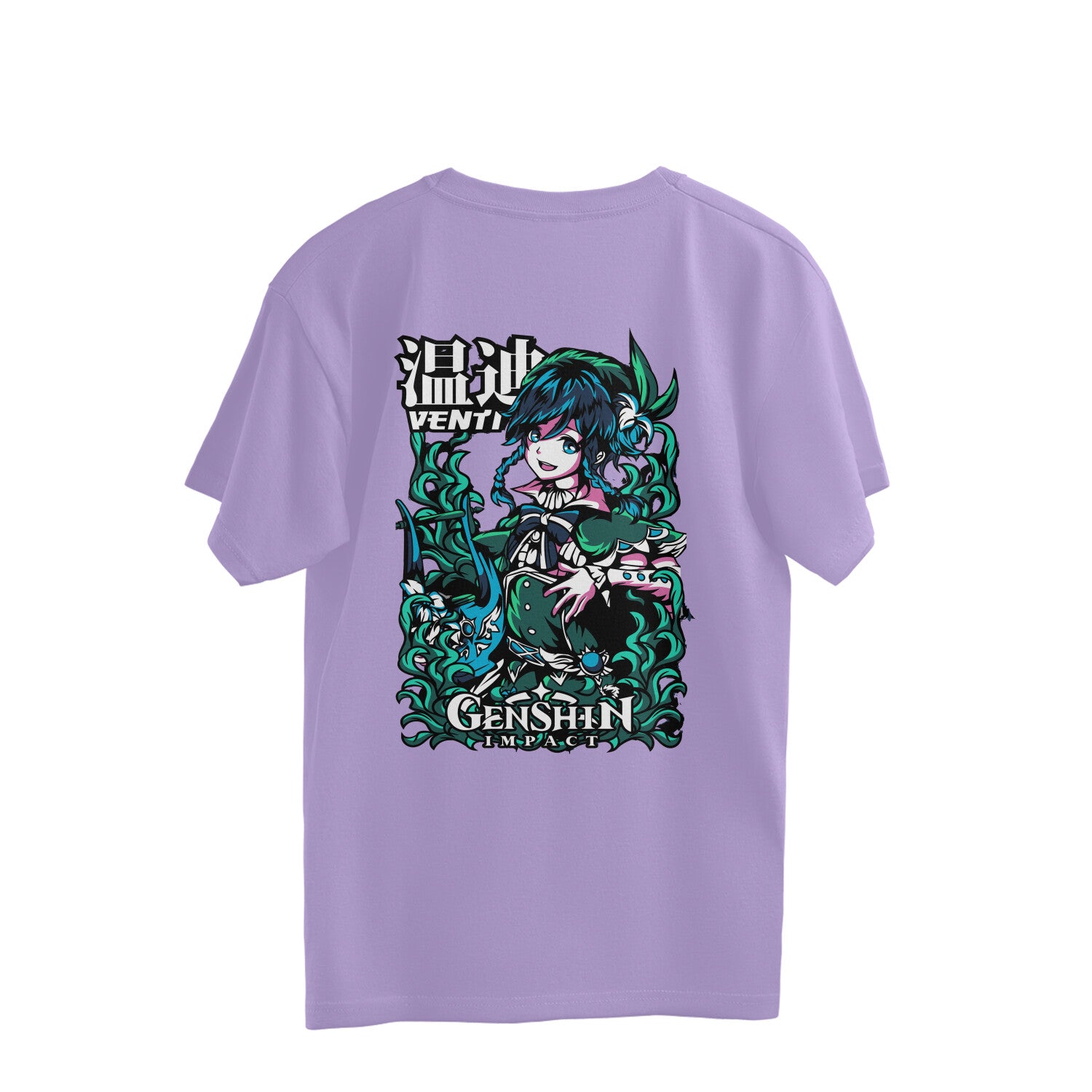 Women Venti-ex-transformed graphic back printed oversized Tee