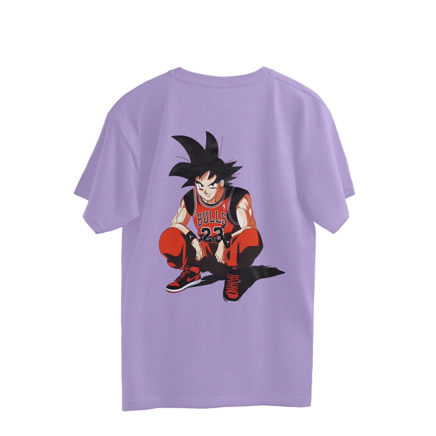 Men Goku dragon ball graphic back printed oversized Tee