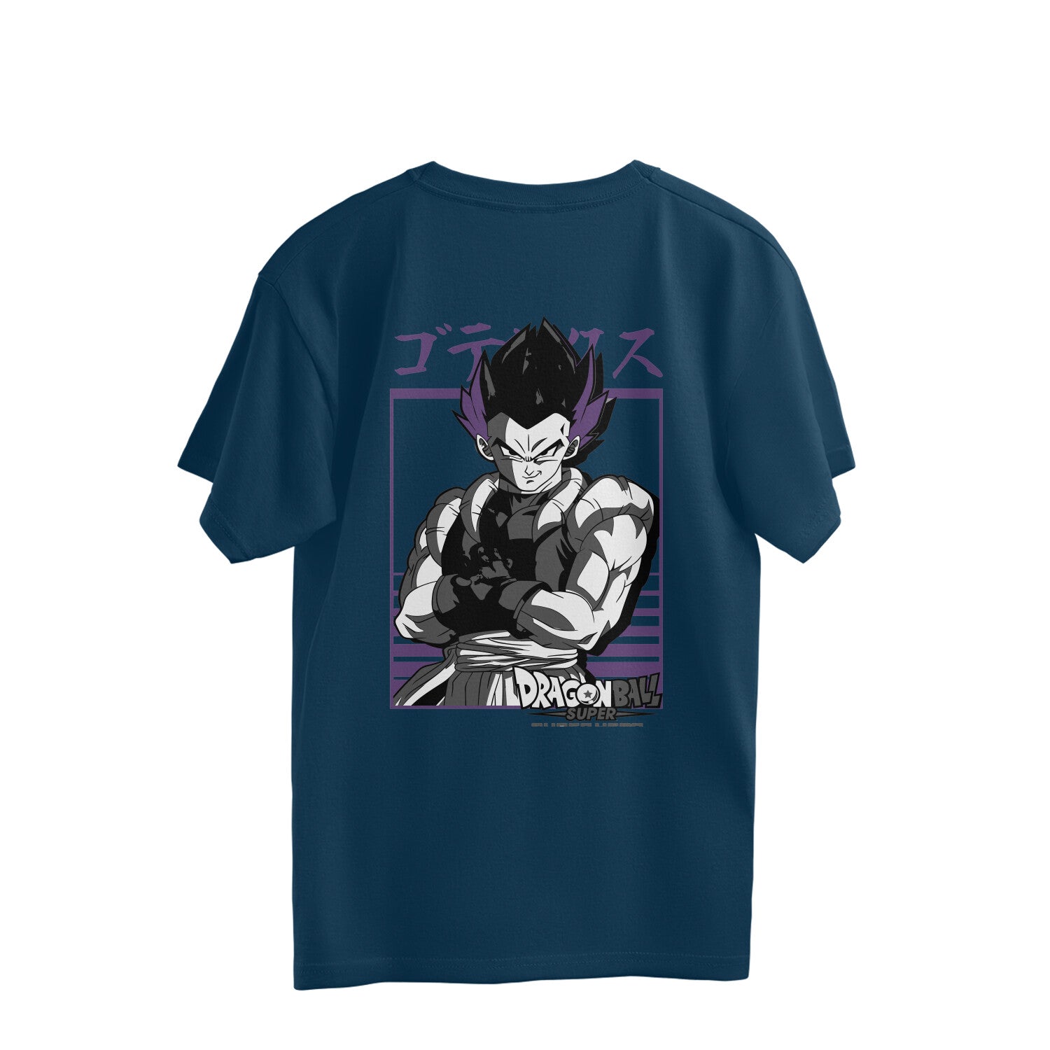 Men Vegeta dragon ball graphic back printed oversized Tee