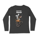 Trendy coffee theme full sleeve t-shirt for men