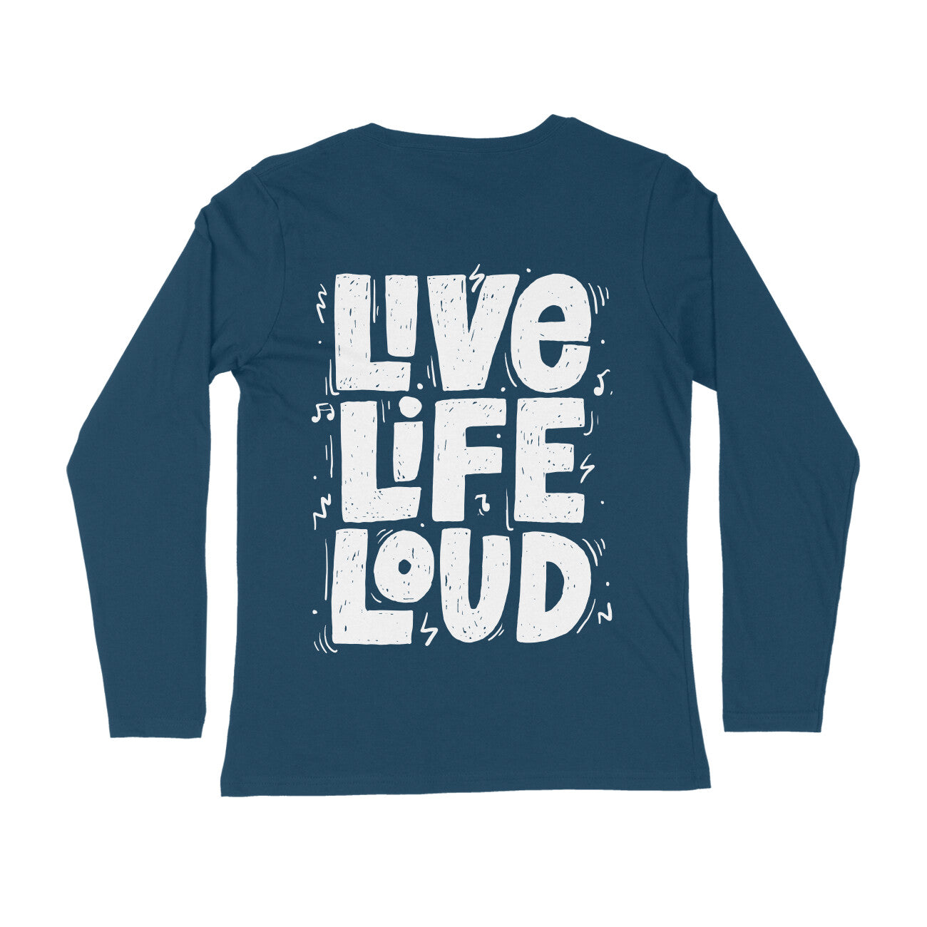 navy blue oversized graphic tee