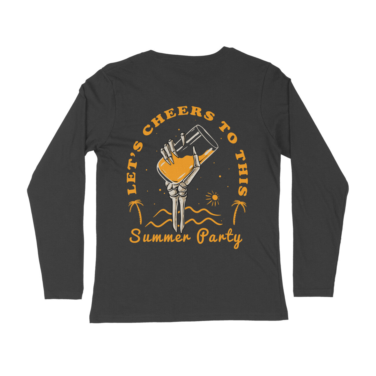 Summer party graphic oversized t-shirt for men