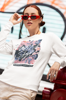 summer edition white full sleeve tshirt women