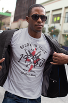 Regular fit grey T shirt for men casual