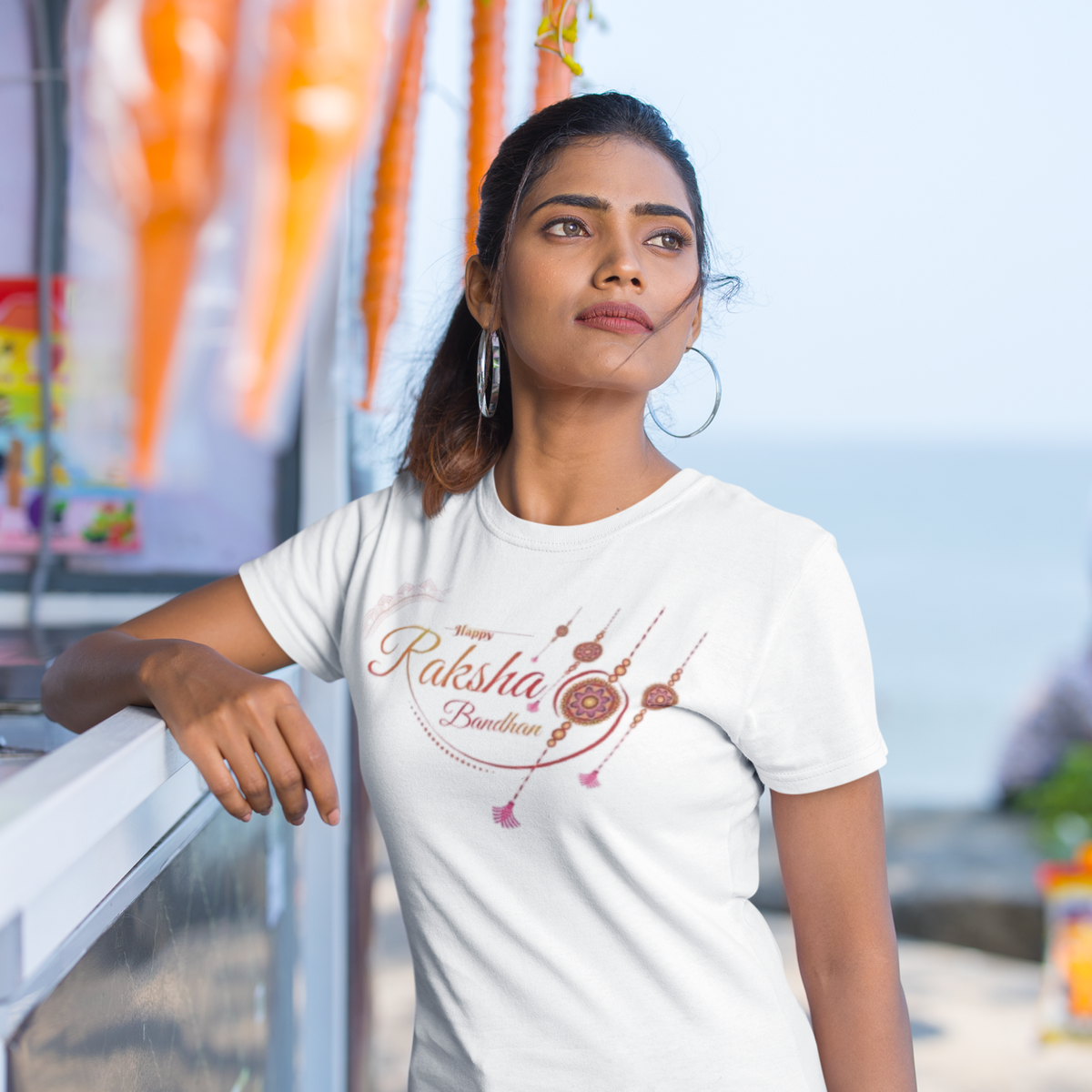 Women Round Neck Raksha Bandhan Graphic – Kyloug Fast Fashion Private ...