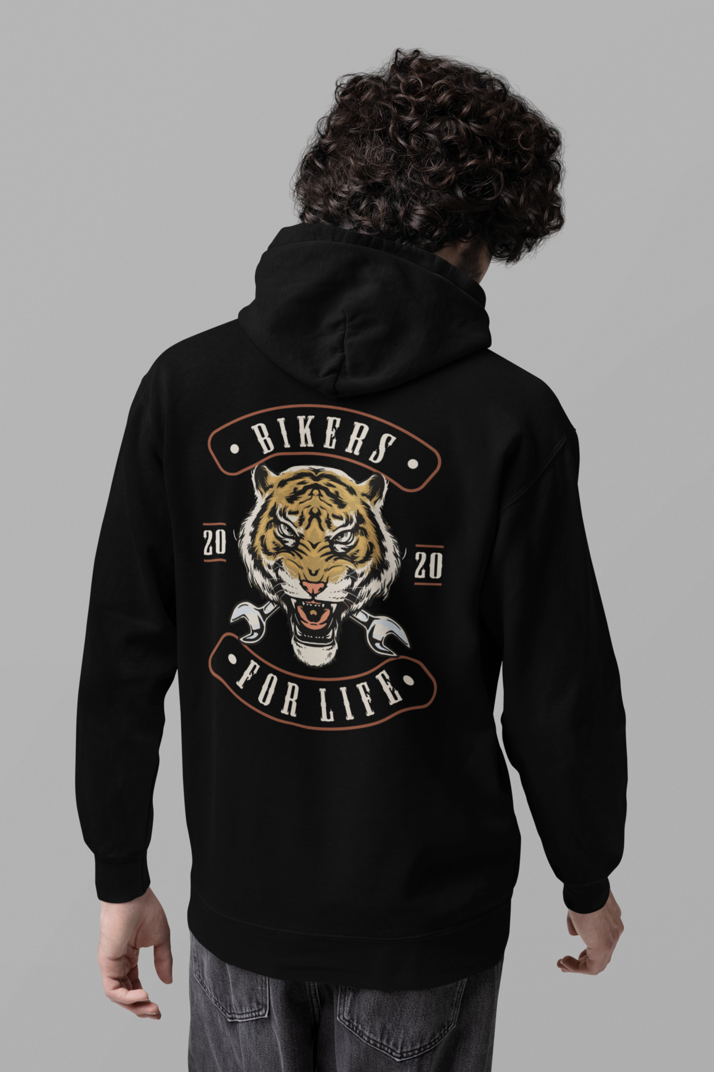 Men’s black hoodie