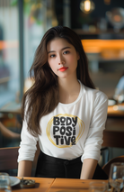 Stylish women’s regular fit white graphic top