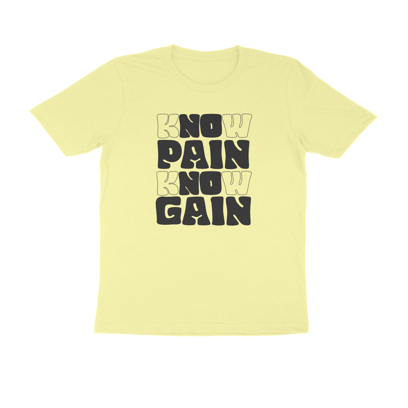 men breathable fabric motivational print gym t-shirt