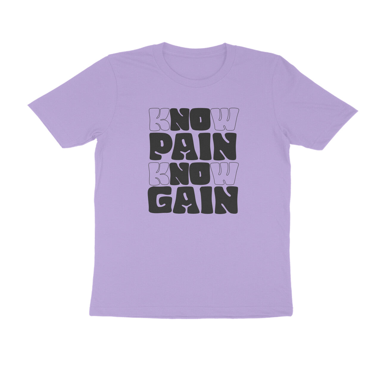 men gym motivation quote round neck cotton t-shirt