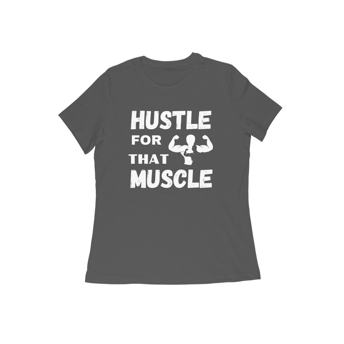 women activewear gym t-shirt motivational text solid colours