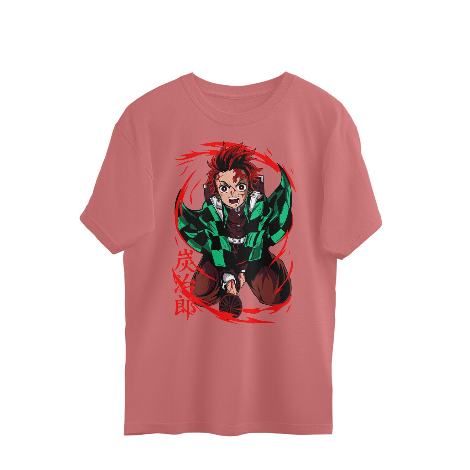 Anime epic printed Oversized crew neck Tee For Men