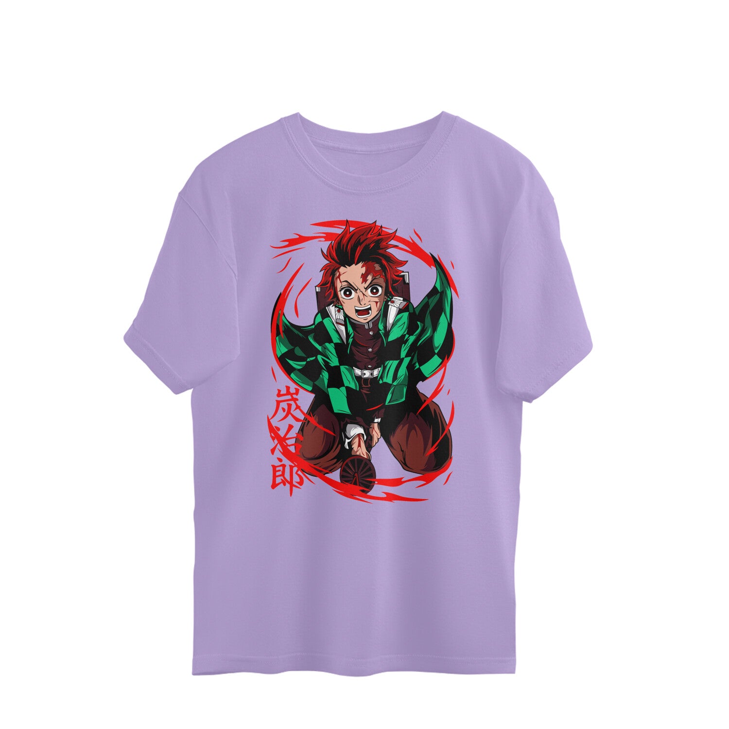 Anime epic printed Oversized crew neck Tee For Men