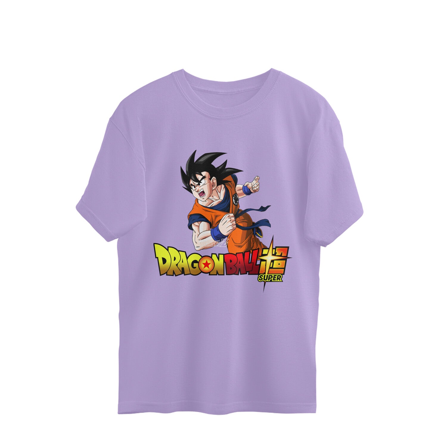 Men King goku dragon ball graphic print oversized Tee