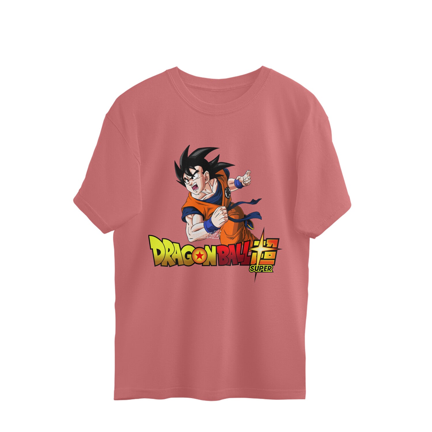 Men King goku dragon ball graphic print oversized Tee